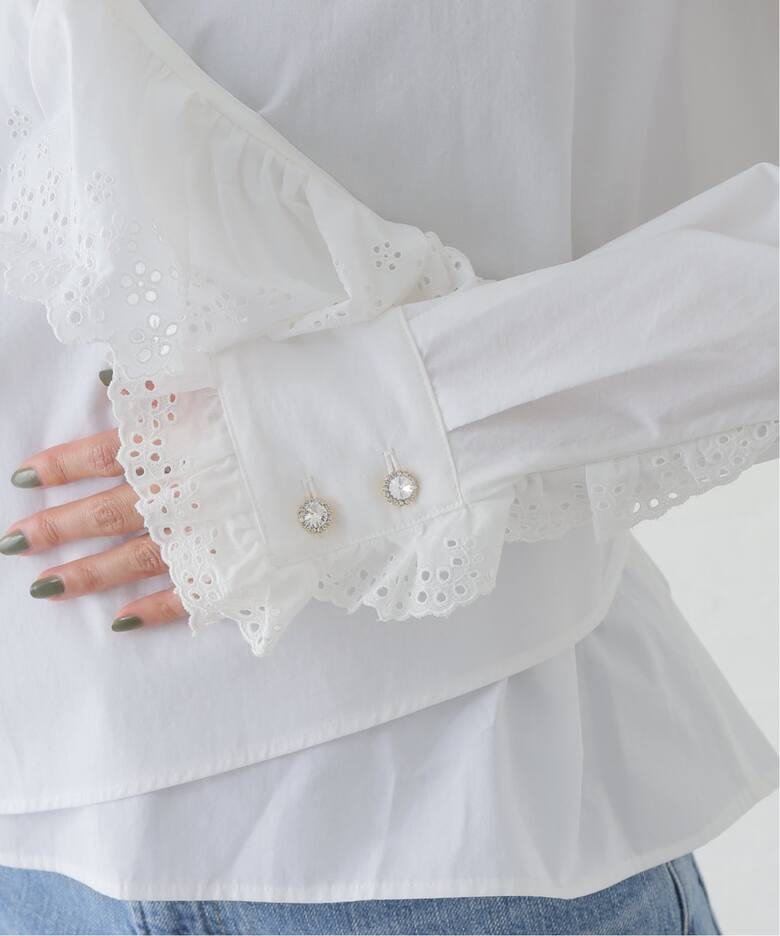 leur logette/ルールロジェット】cotton blouse 03602（シャツ 