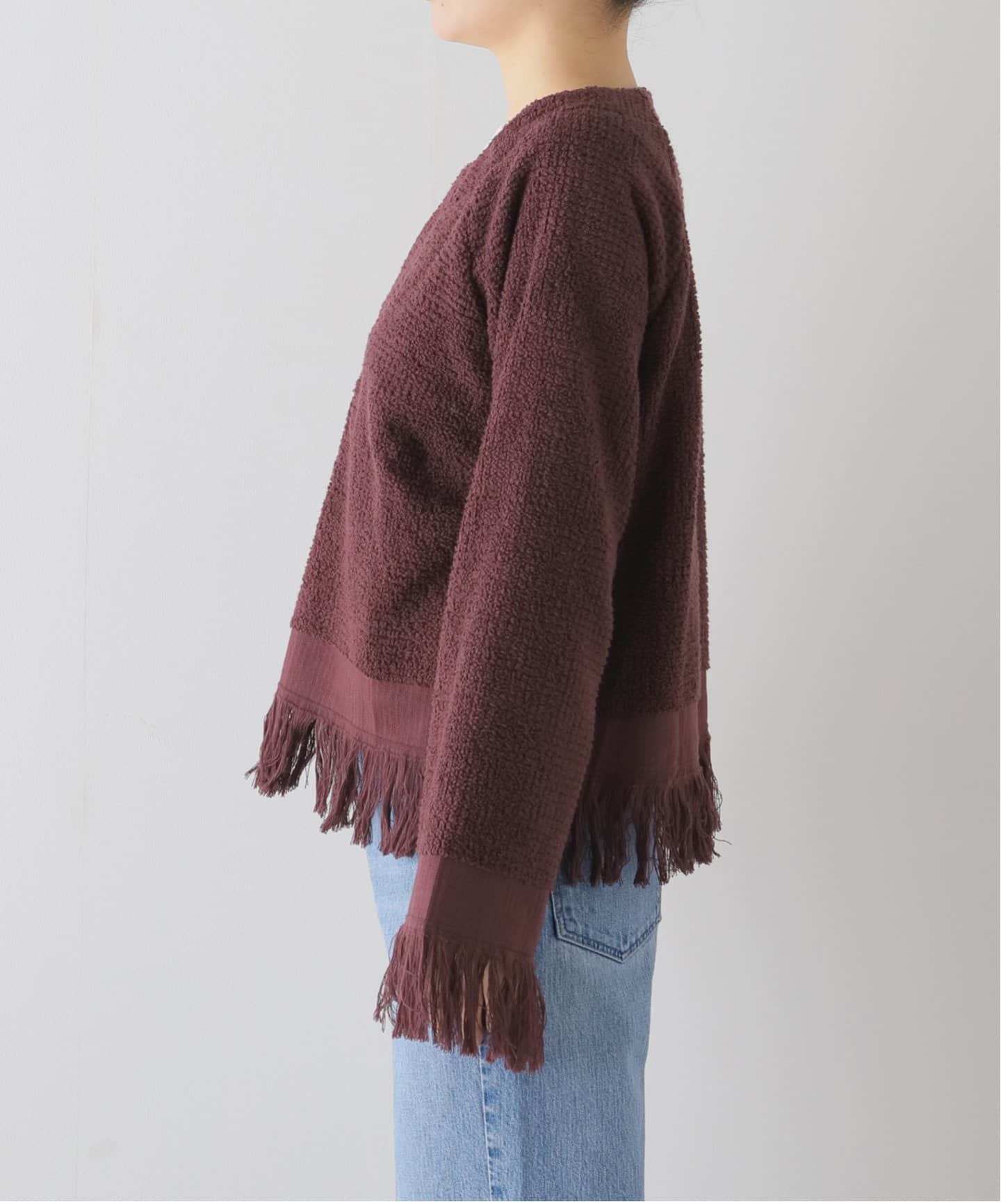 OAS/オーエーエス】BurgundyTillieTerryTop 7509-01（シャツ