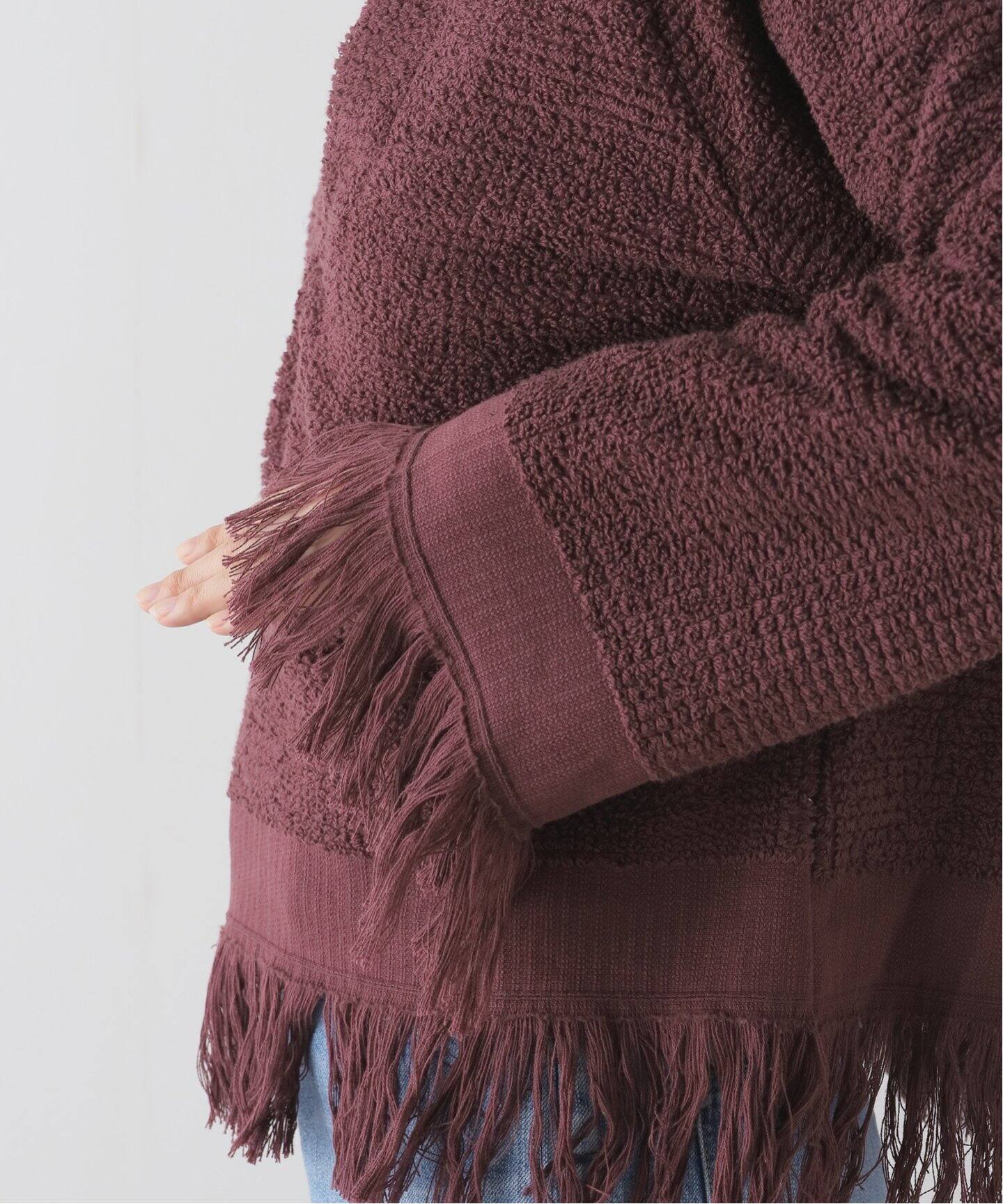 OAS/オーエーエス】BurgundyTillieTerryTop 7509-01（シャツ／ブラウス