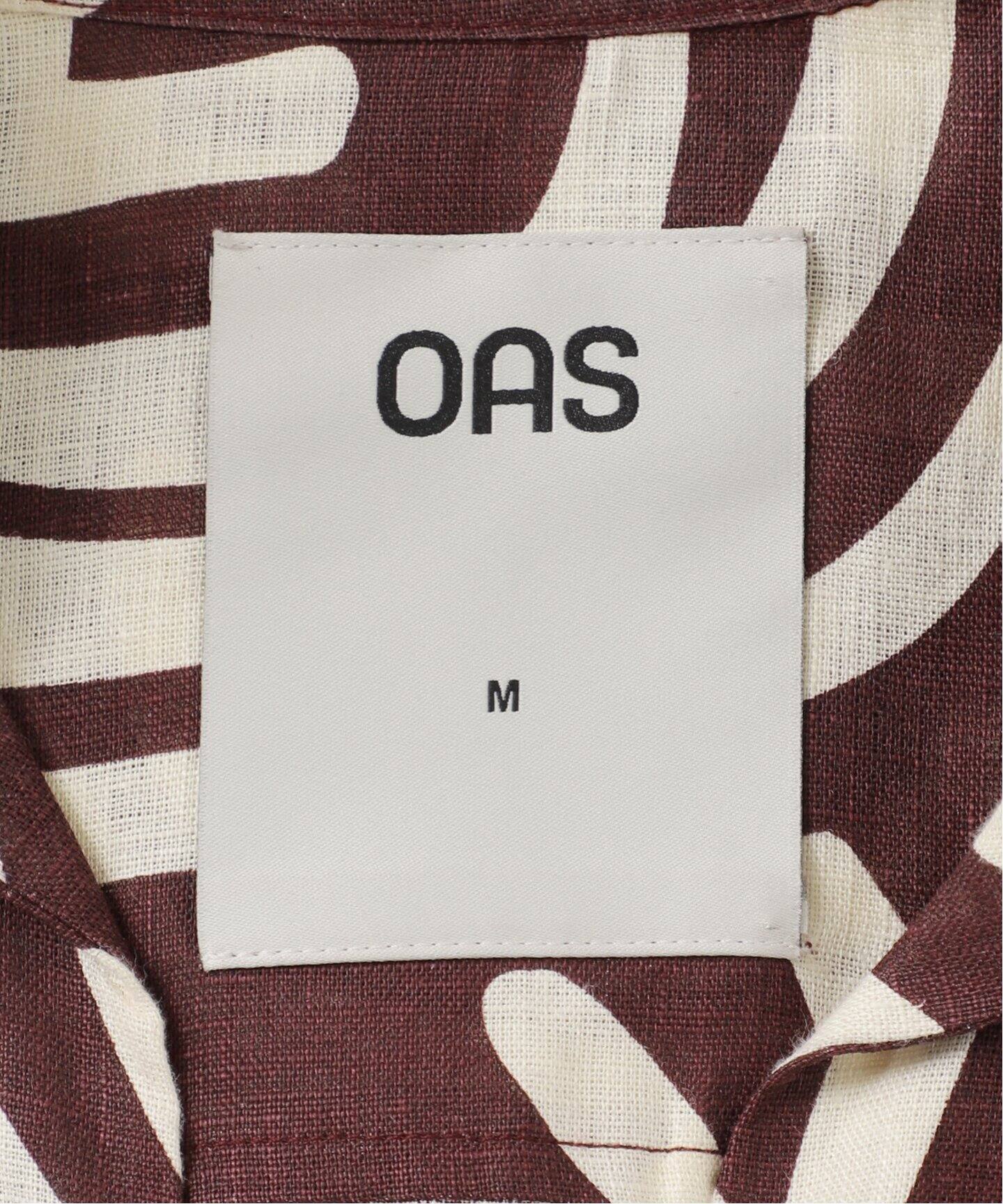 別注【OAS/オーエーエス】Kalahara jaffa linen shirt JSSP：リネン 