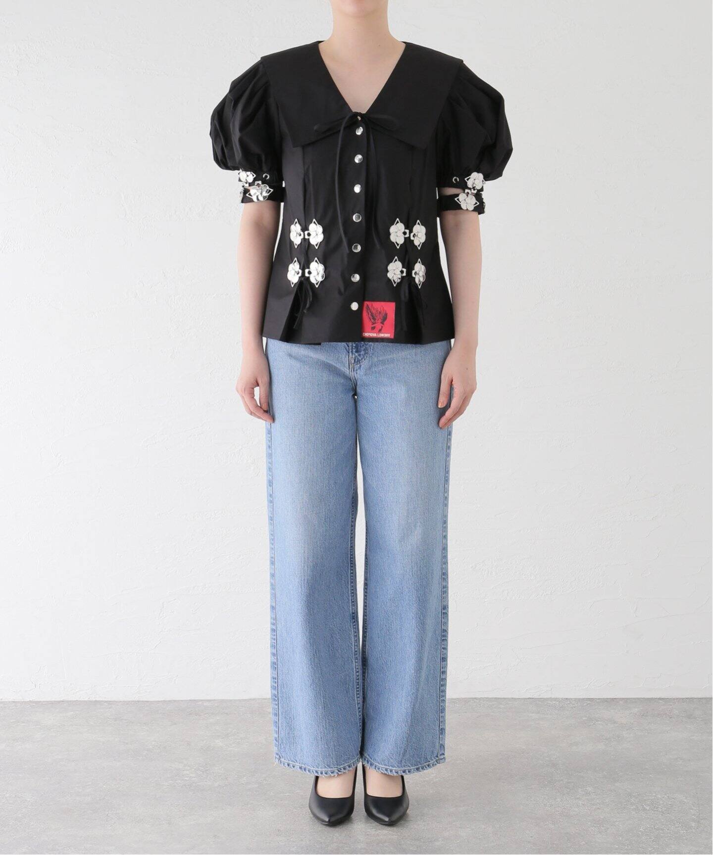 CHOPOVA LOWENA/チョポヴァ・ロウェナ】PUFF SHORT SLEEVE SHIRT 2240  