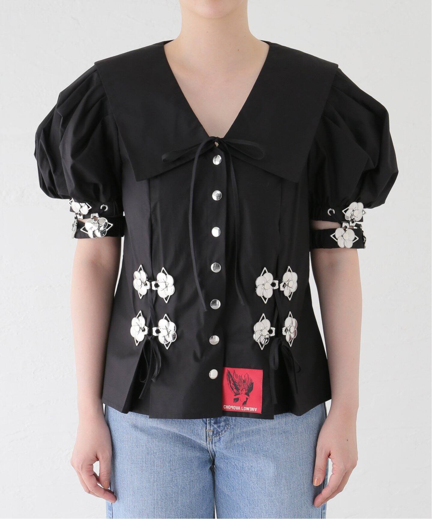 CHOPOVA LOWENA/チョポヴァ・ロウェナ】PUFF SHORT SLEEVE SHIRT 2240 