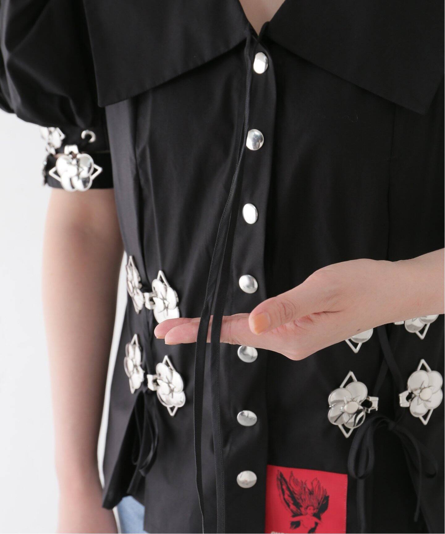 CHOPOVA LOWENA/チョポヴァ・ロウェナ】PUFF SHORT SLEEVE SHIRT 2240  