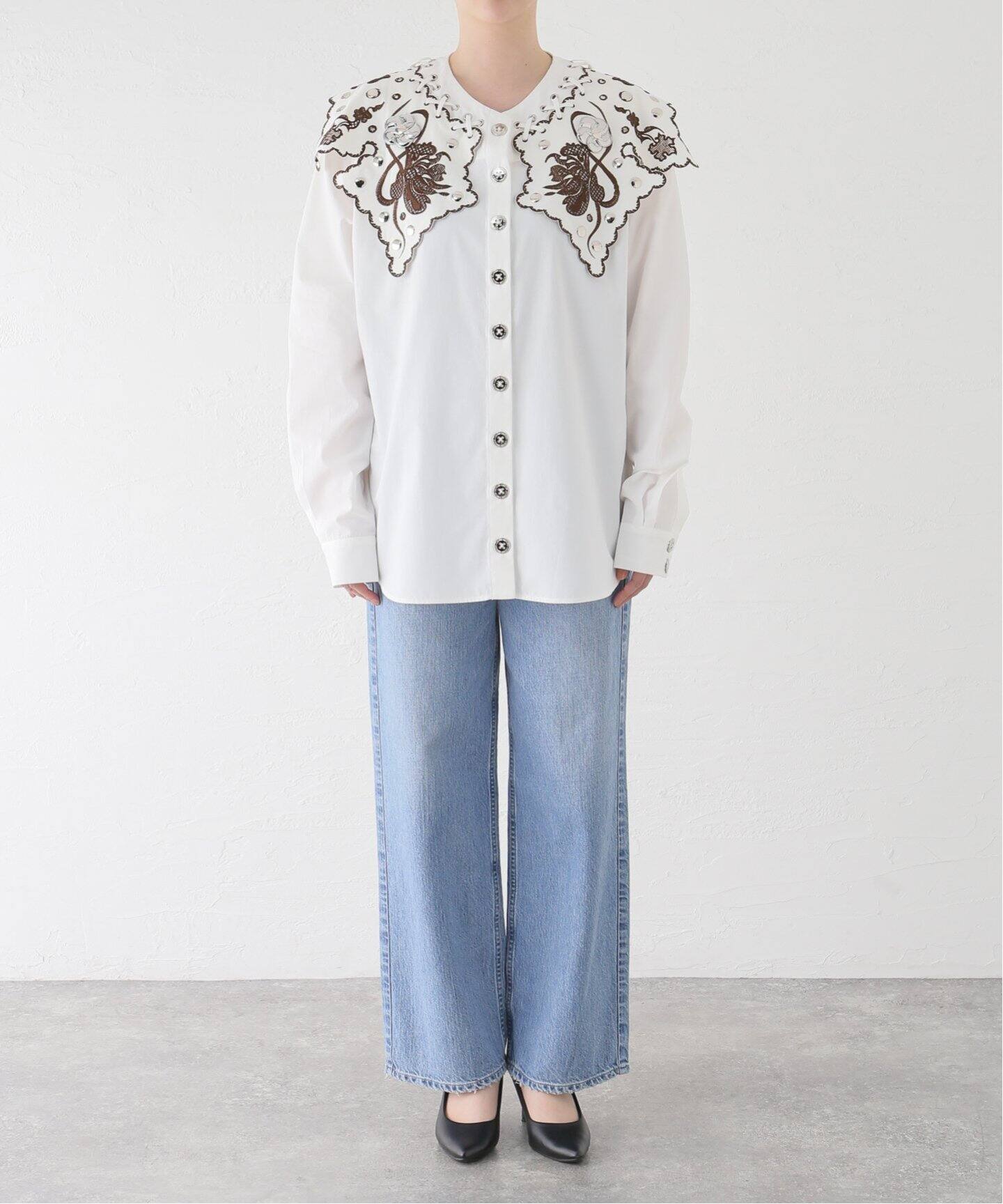 CHOPOVA LOWENA/チョポヴァ・ロウェナ】 LONG SLEEVE SHIRT 2244  