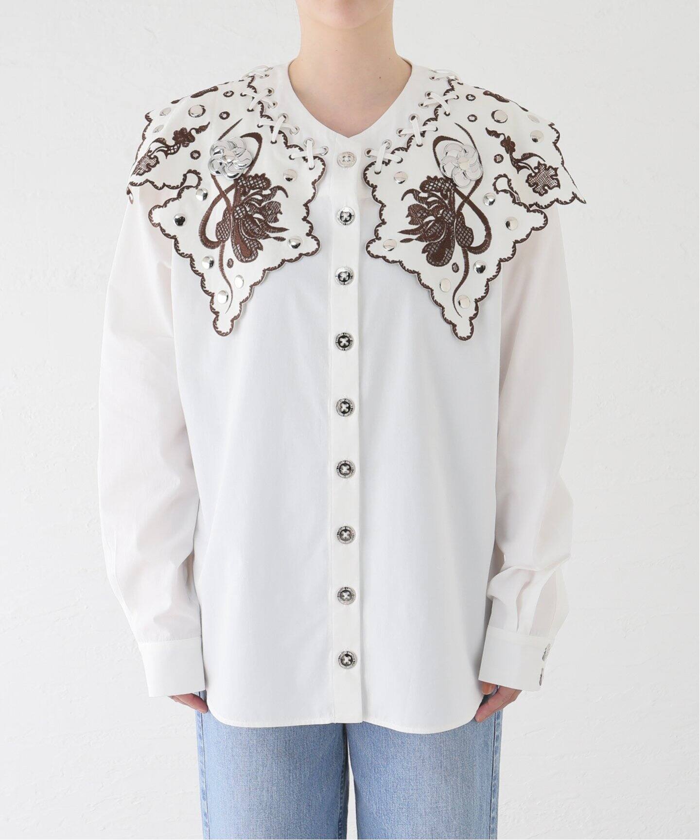 CHOPOVA LOWENA/チョポヴァ・ロウェナ】 LONG SLEEVE SHIRT 2244 