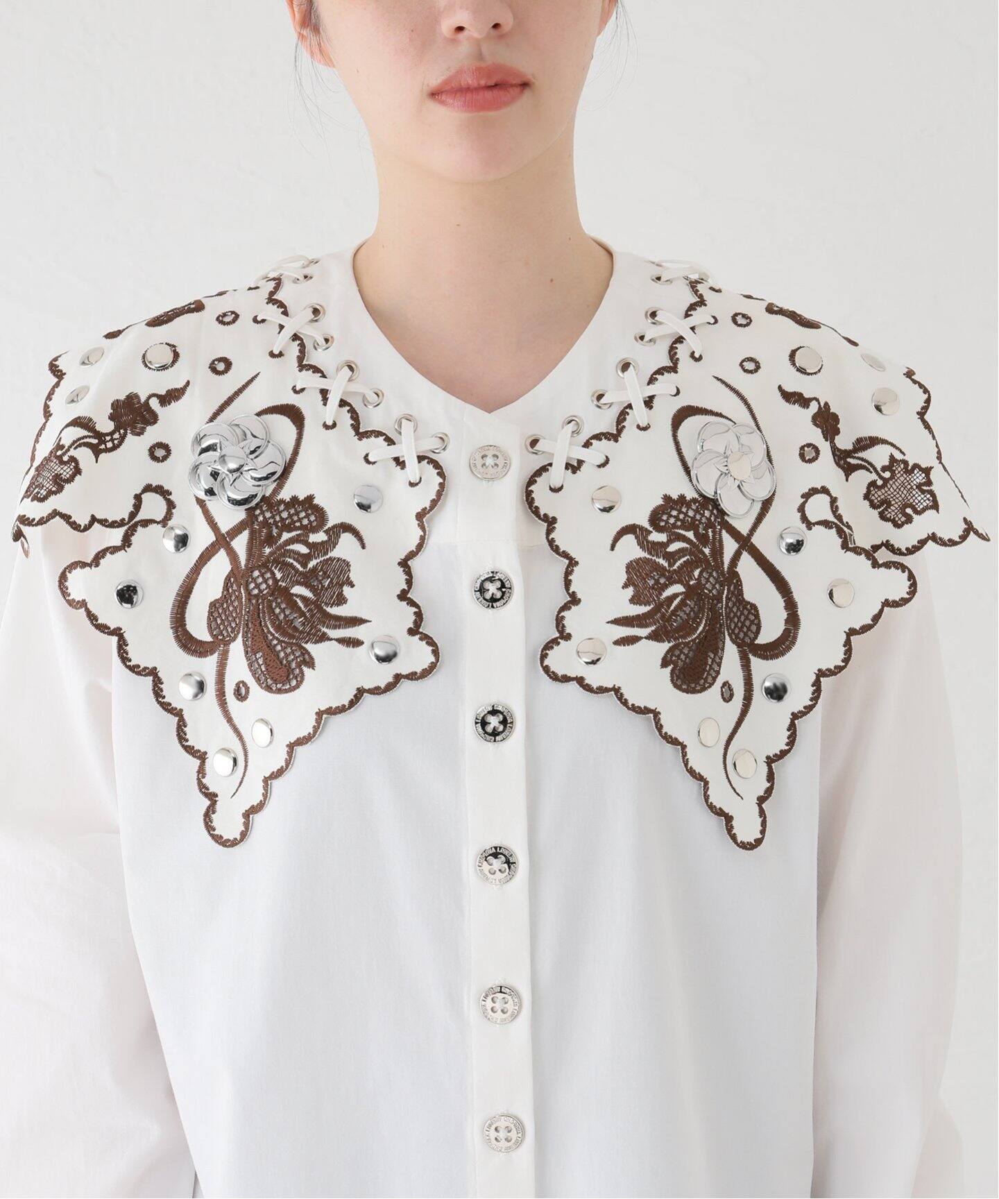 CHOPOVA LOWENA/チョポヴァ・ロウェナ】 LONG SLEEVE SHIRT 2244 