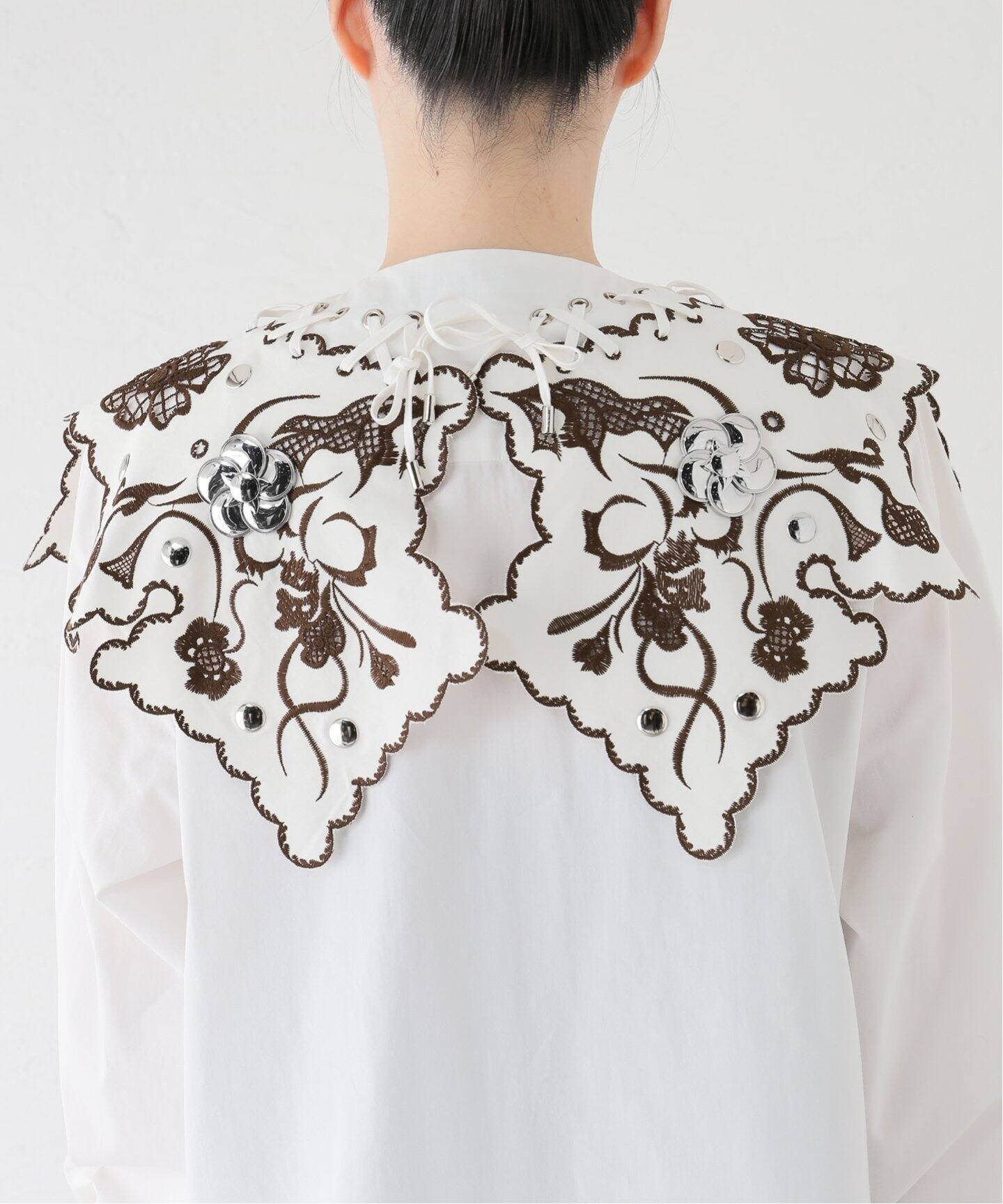 chopova lowenaチョポヴァロウェナFlower Pup長袖Tシャツ 