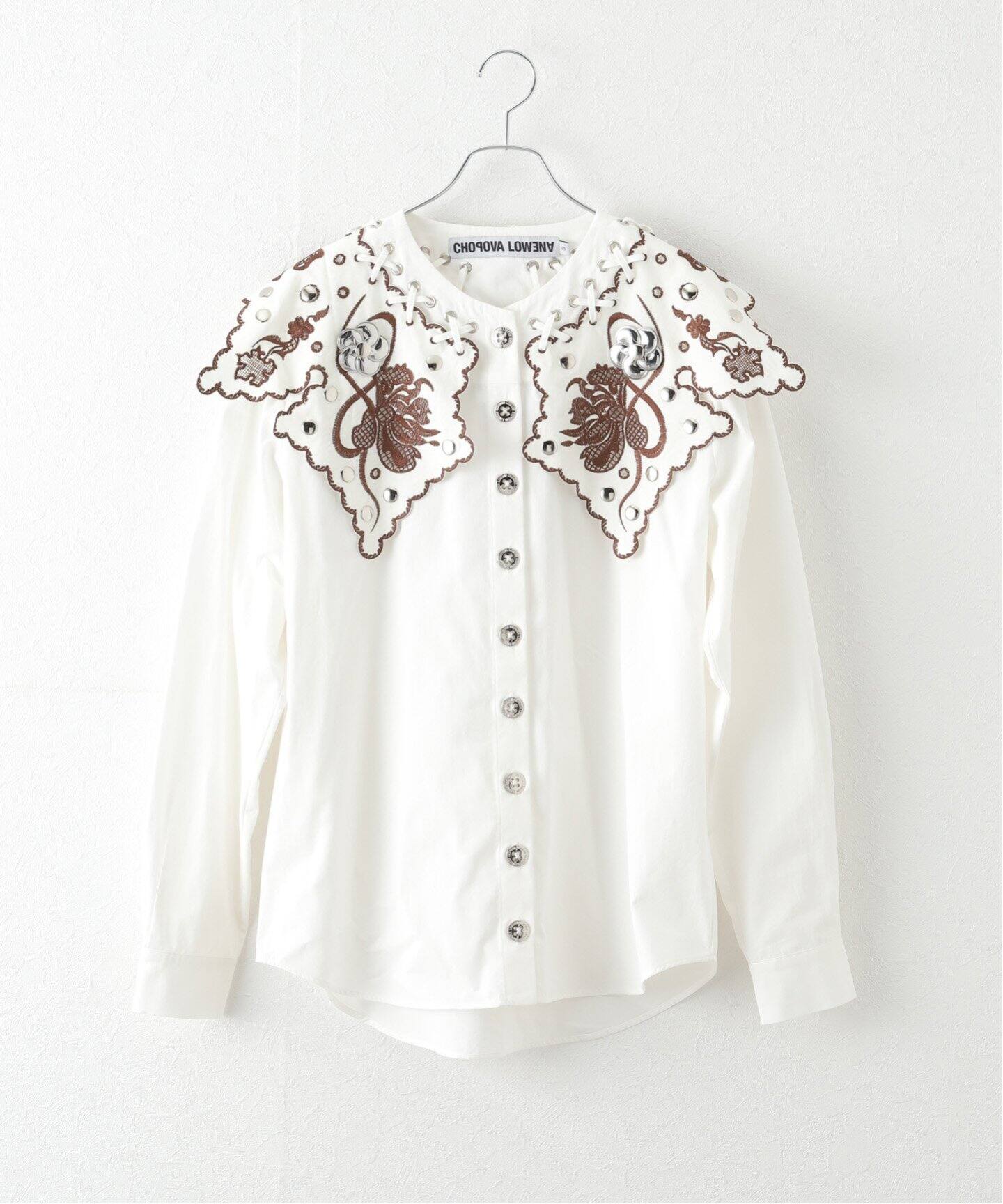 CHOPOVA LOWENA/チョポヴァ・ロウェナ】 LONG SLEEVE SHIRT 2244 
