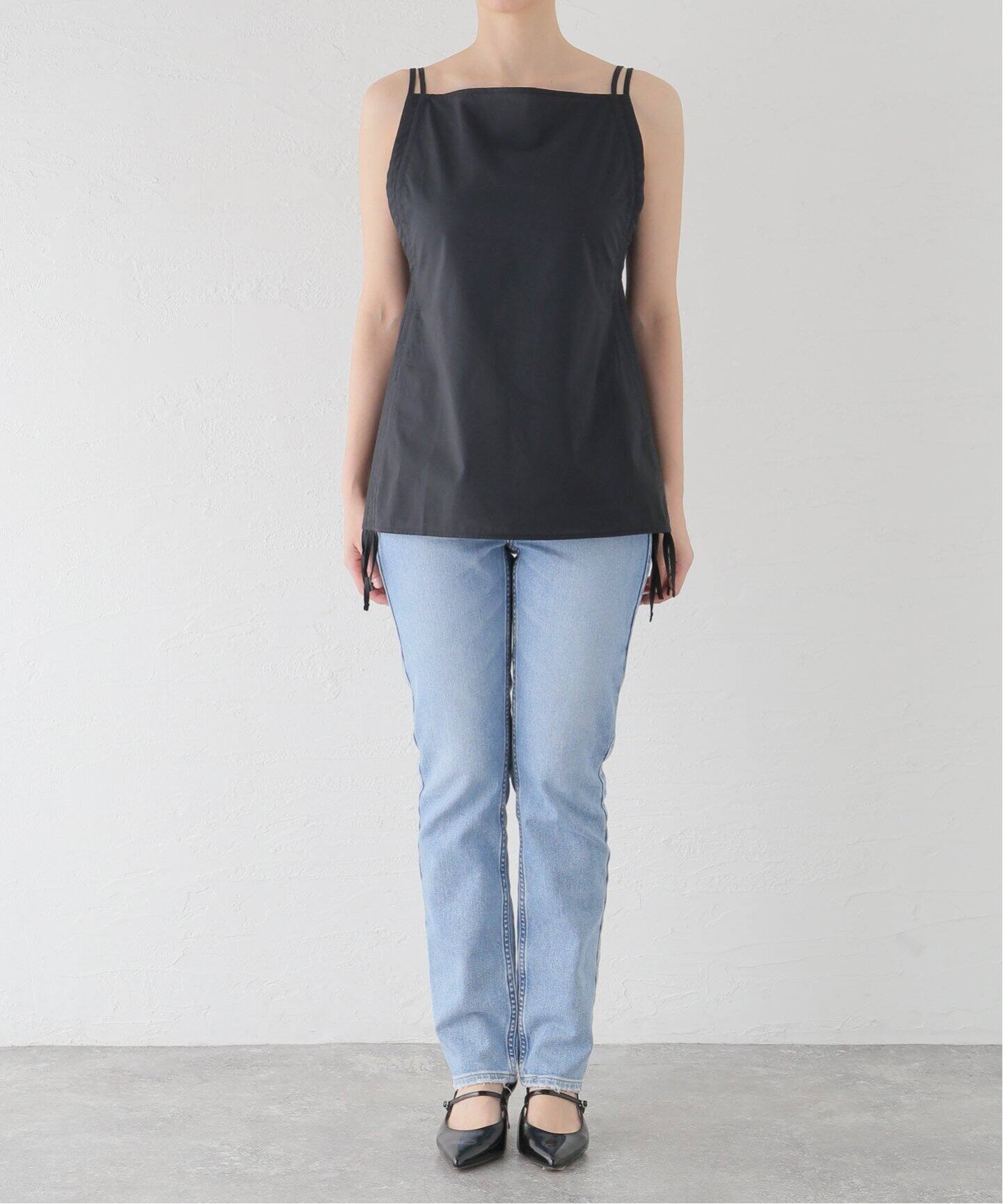 BASERANGE/ベースレンジ】 PICTORIAL STRAP TOP：キャミソール  