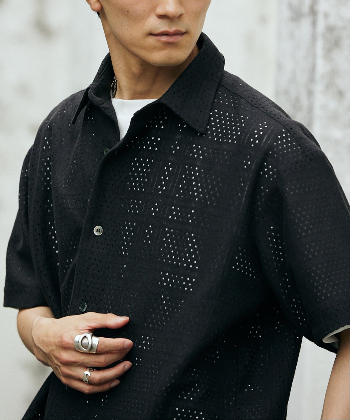 新発売 新商品 RASHELL SH（シャツ／ブラウス）｜JOURNAL SS SQUARE LACE トップス