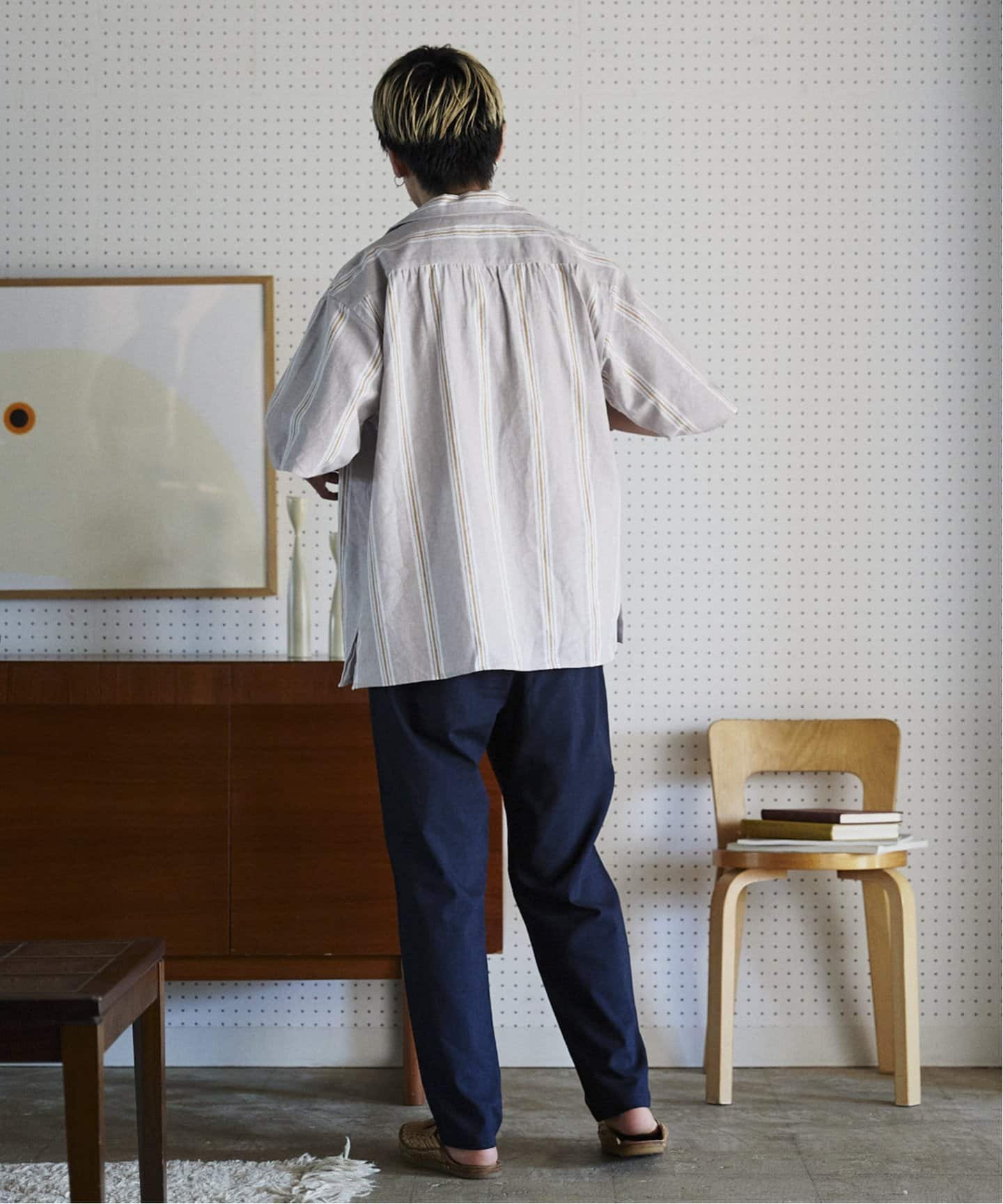 European Flax / ヨーロピアンフラックス リネンストライプ