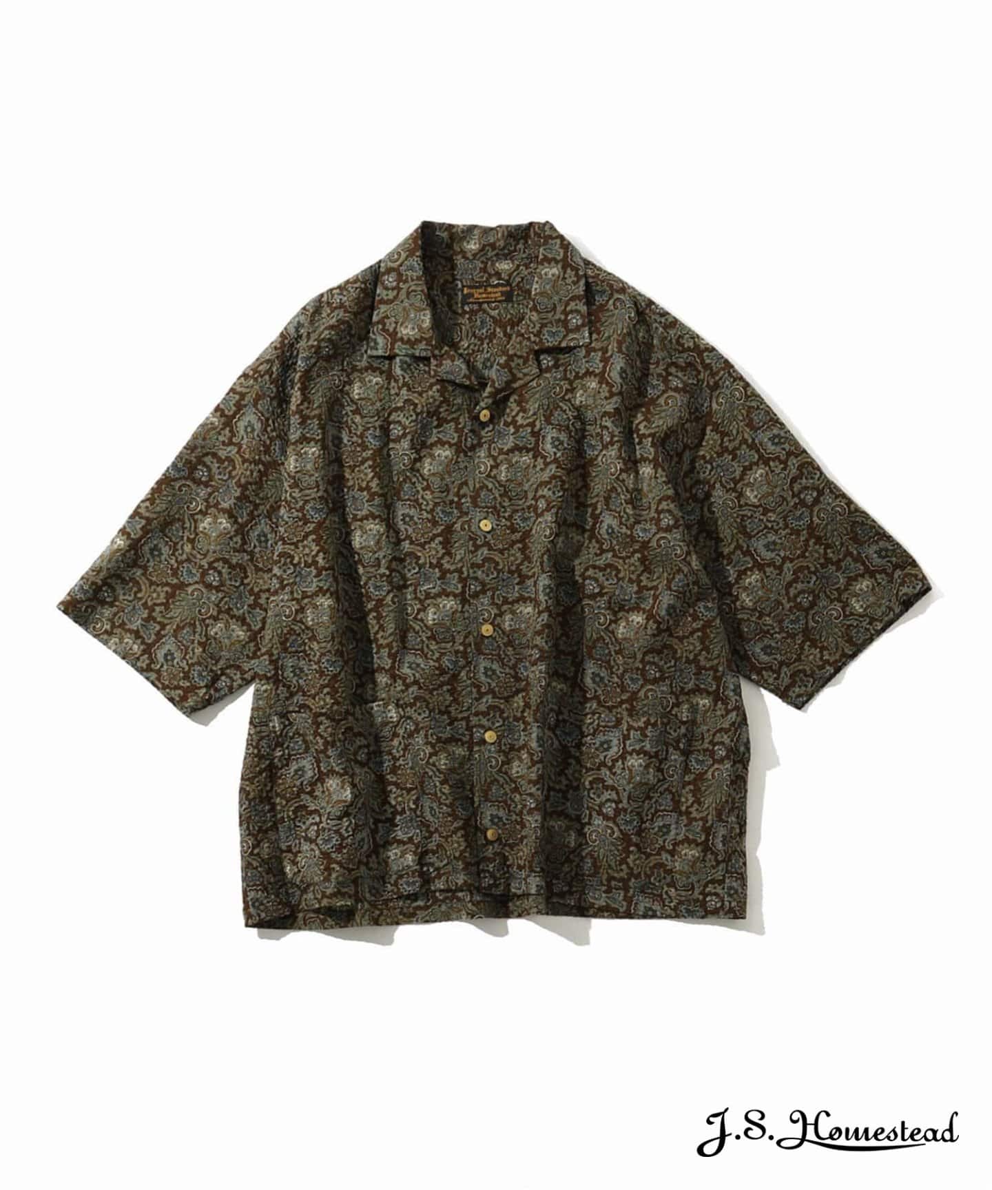 J.S.Homestead / AJRAKH RELAX OPEN SHIRT