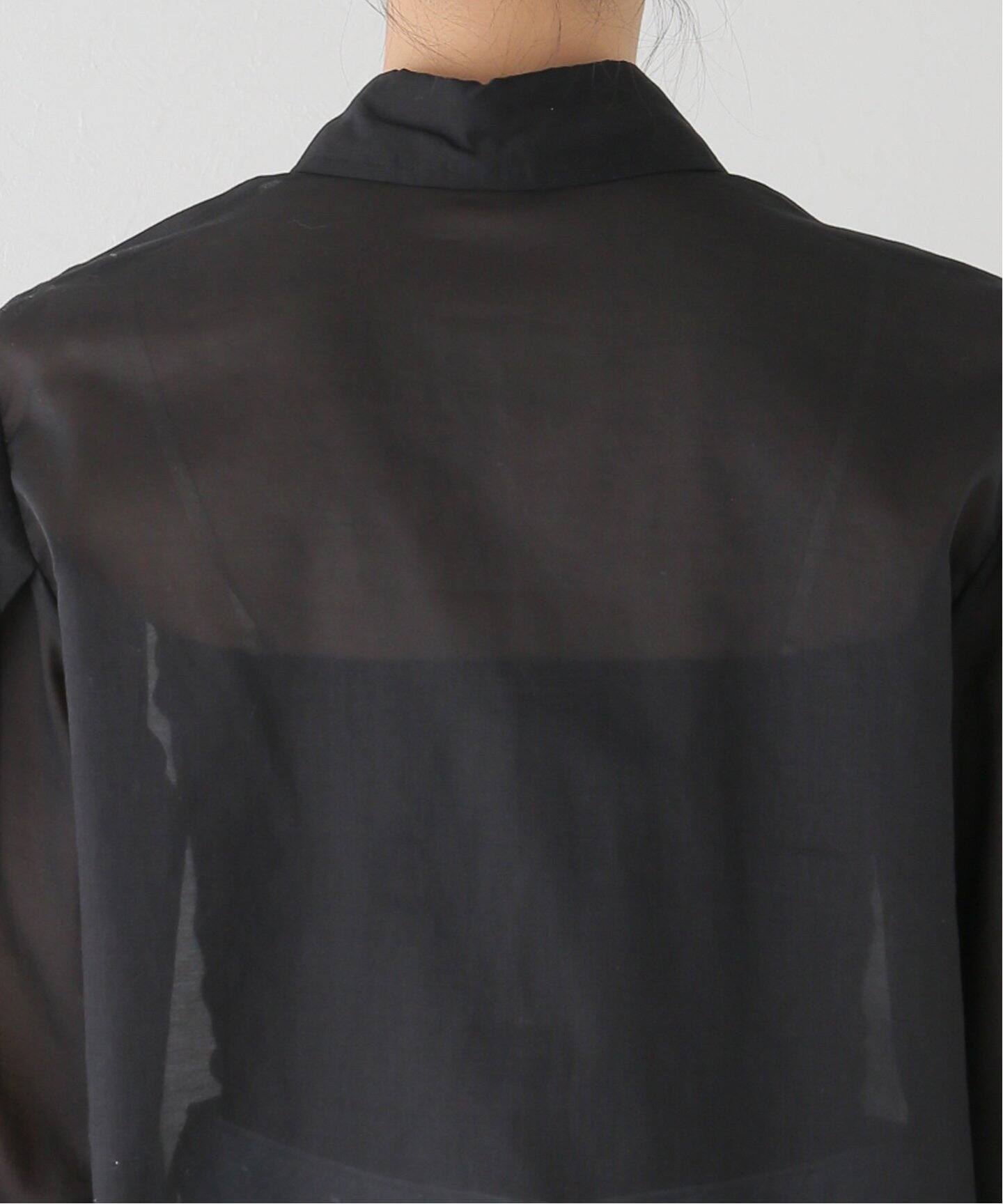 cotton voile ギャザー ブラウス（シャツ／ブラウス）｜Deuxieme  