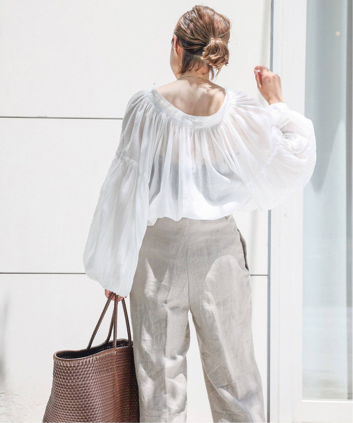 SMOCK ギャザー プルオーバー（シャツ／ブラウス）｜Deuxieme Classe  