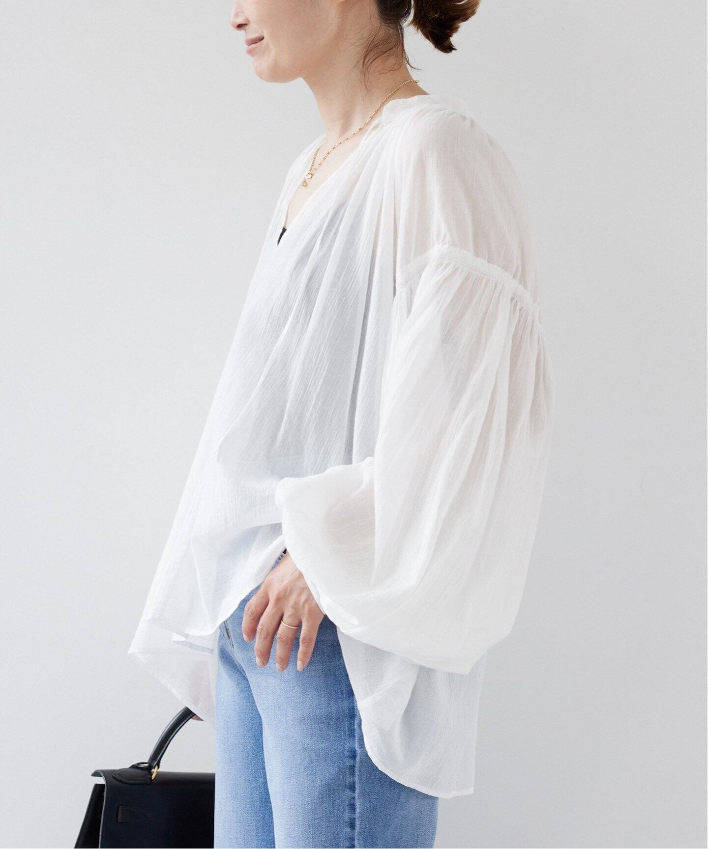 SMOCK ギャザー プルオーバー（シャツ／ブラウス）｜Deuxieme Classe  