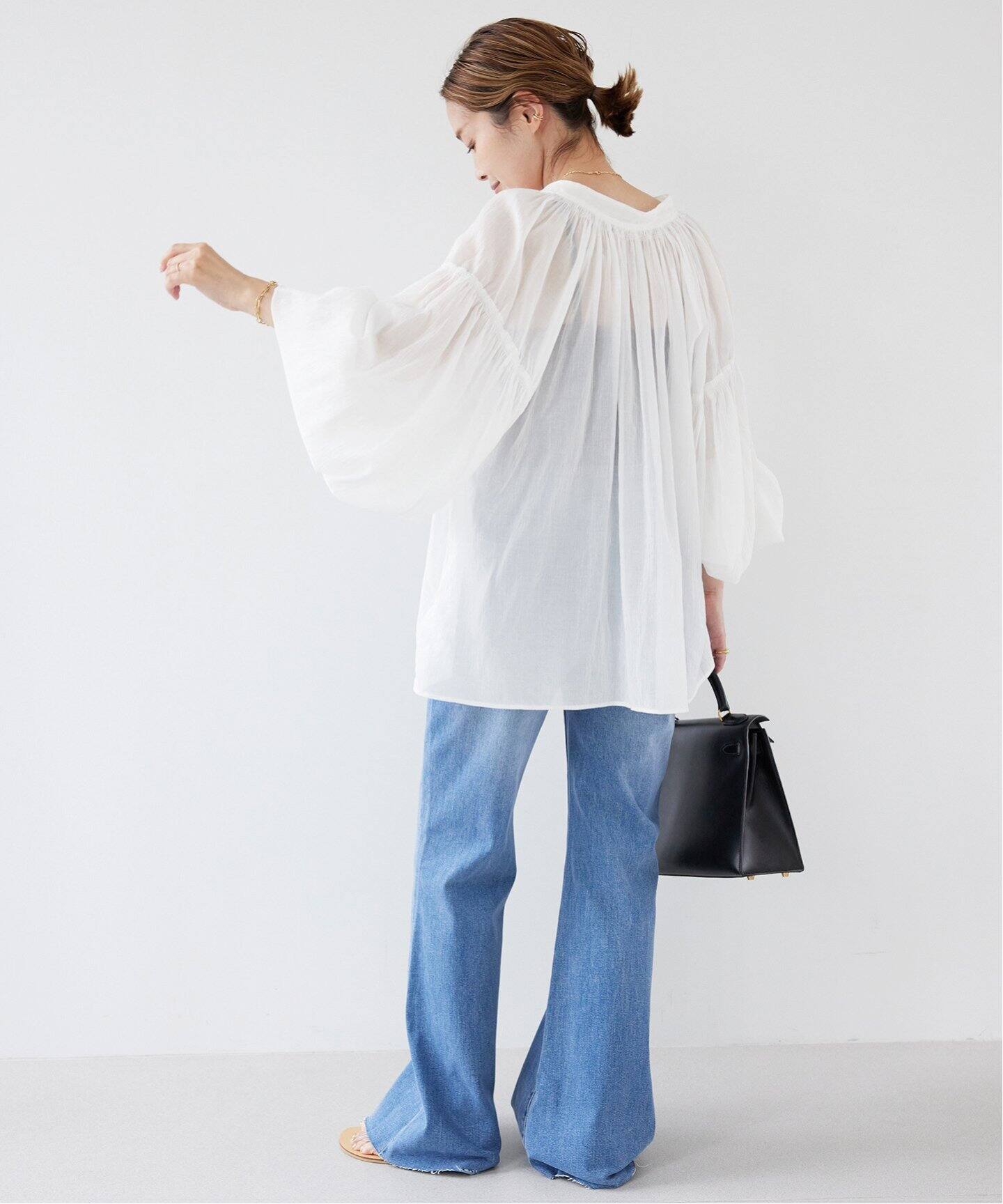 SMOCK ギャザー プルオーバー（シャツ／ブラウス）｜Deuxieme Classe  