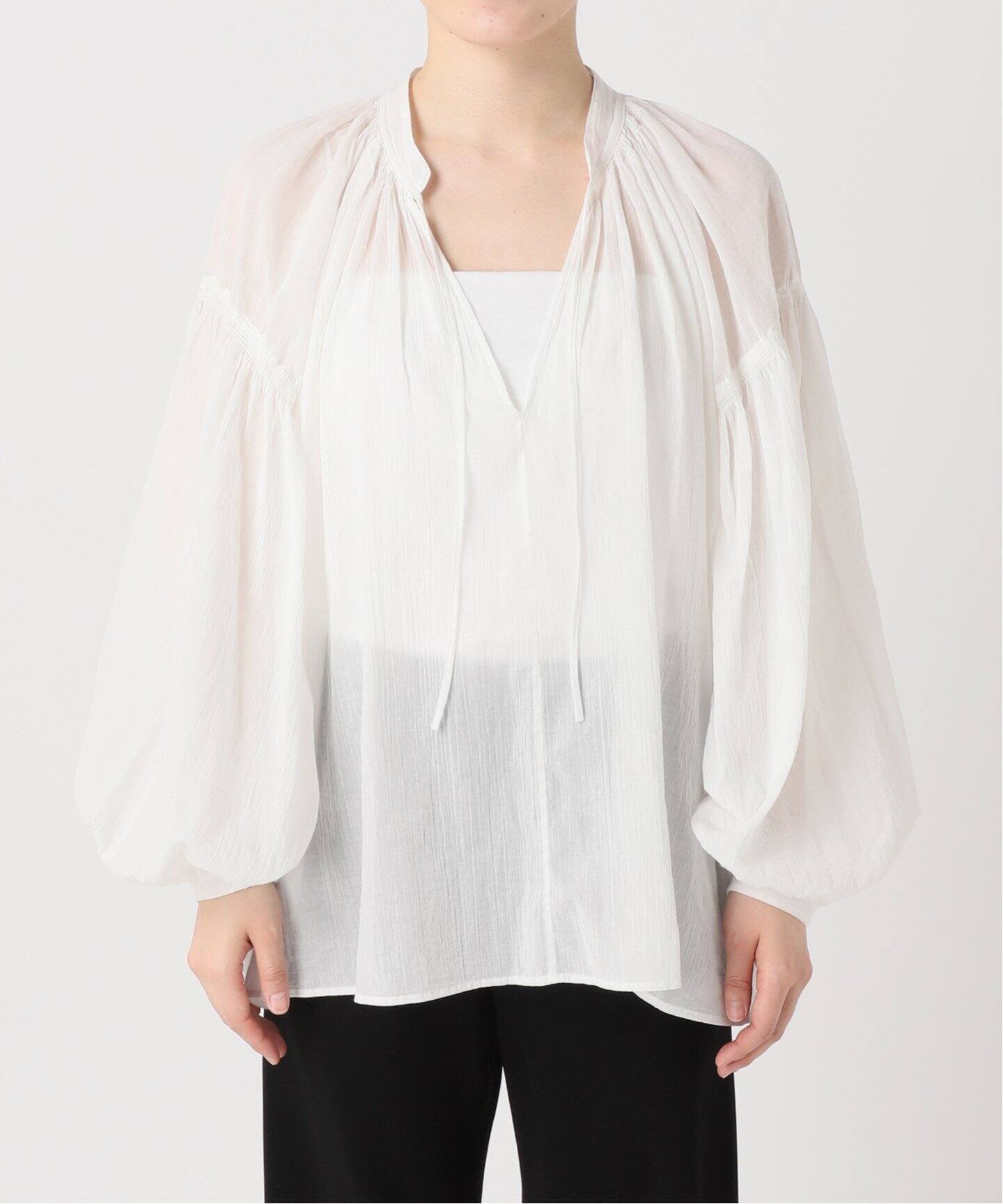 SMOCK ギャザー プルオーバー（シャツ／ブラウス）｜Deuxieme Classe  