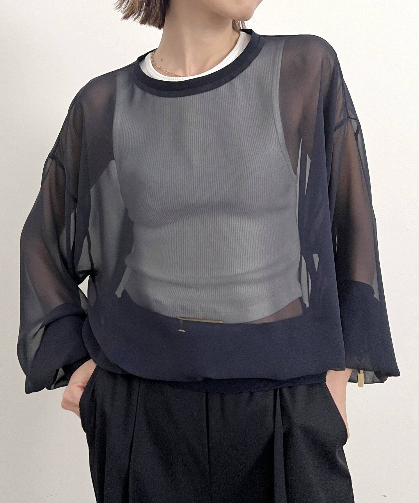 Sheer Blouse（シャツ／ブラウス）｜L