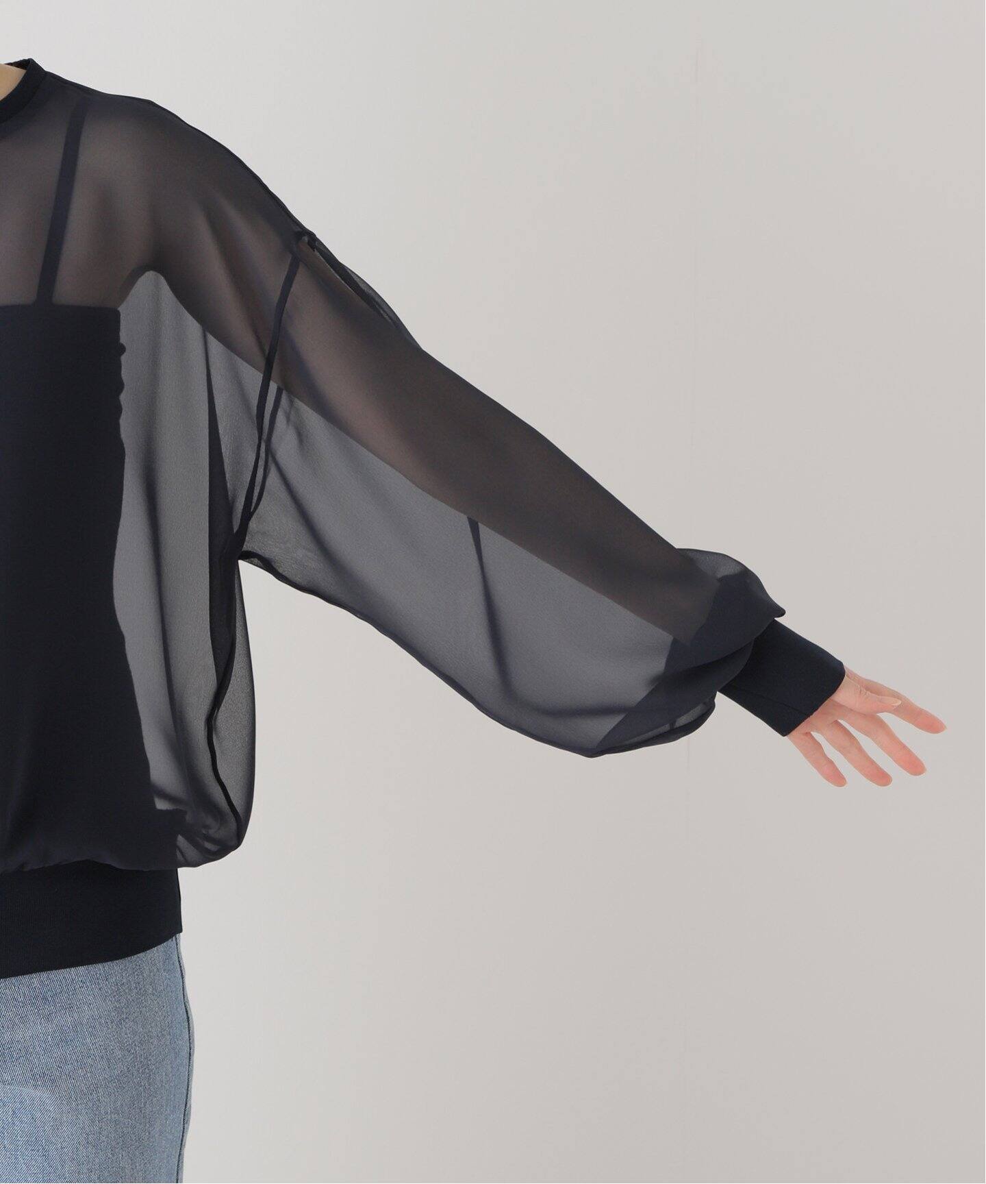 Sheer Blouse（シャツ／ブラウス）｜L
