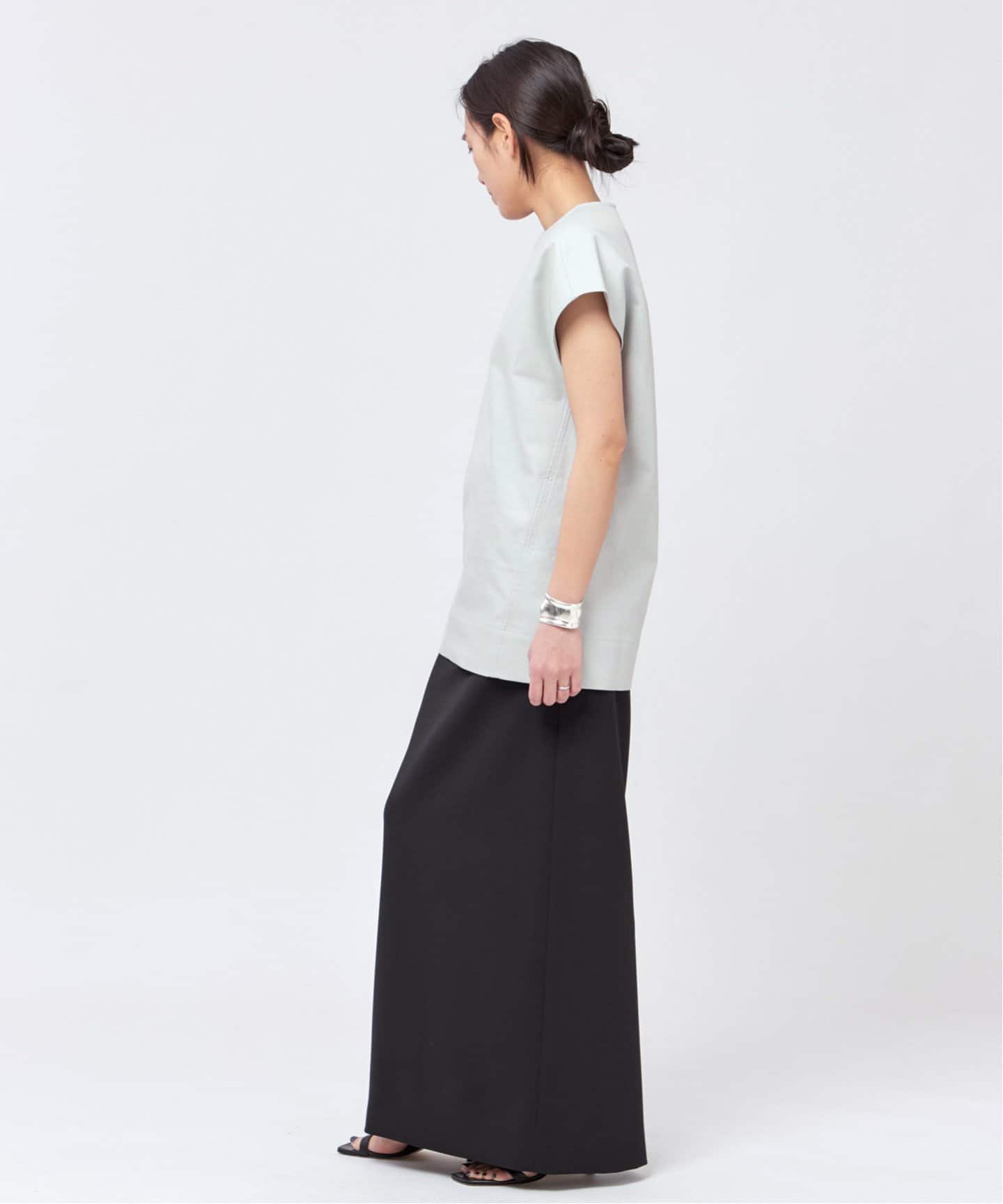 TOTEME/トーテム】CAP SLEEVE TWISTED-SEAM TOP（シャツ