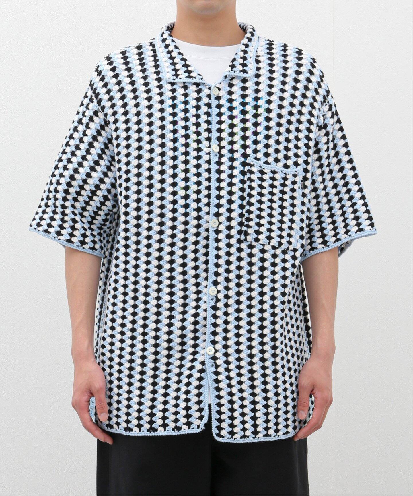 BoTT / ボット】Cotton Crochet S/S Shirt（シャツ／ブラウス）｜WISM  