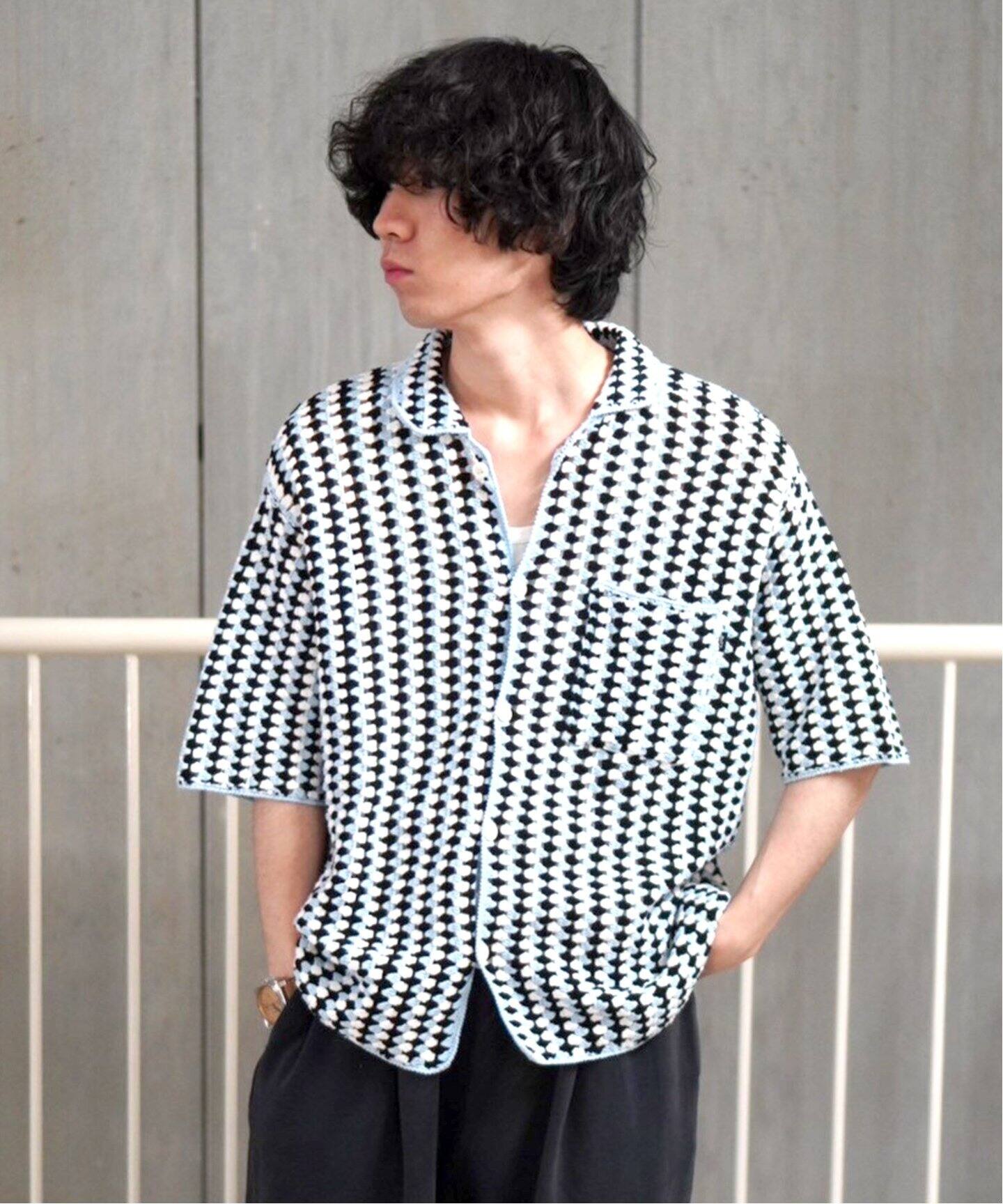 BoTT / ボット】Cotton Crochet S/S Shirt（シャツ／ブラウス）｜WISM  