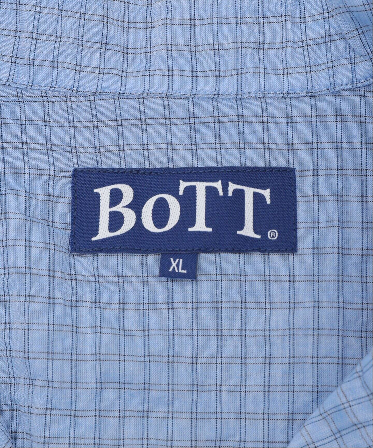 BoTT / ボット】Windowpane S/S Shirt（シャツ／ブラウス）｜WISM 
