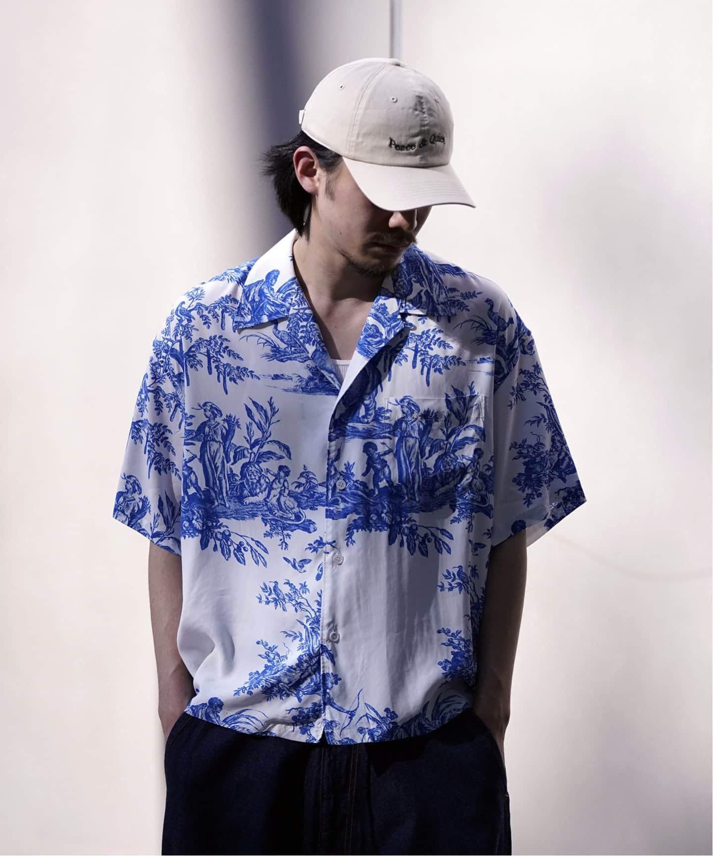WISM × UNUSED コラボシャツ｜ファッション