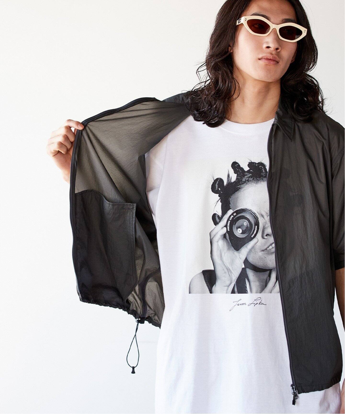 GlamLips シアー ジップ SHIRT シアー ジップ Shirt
