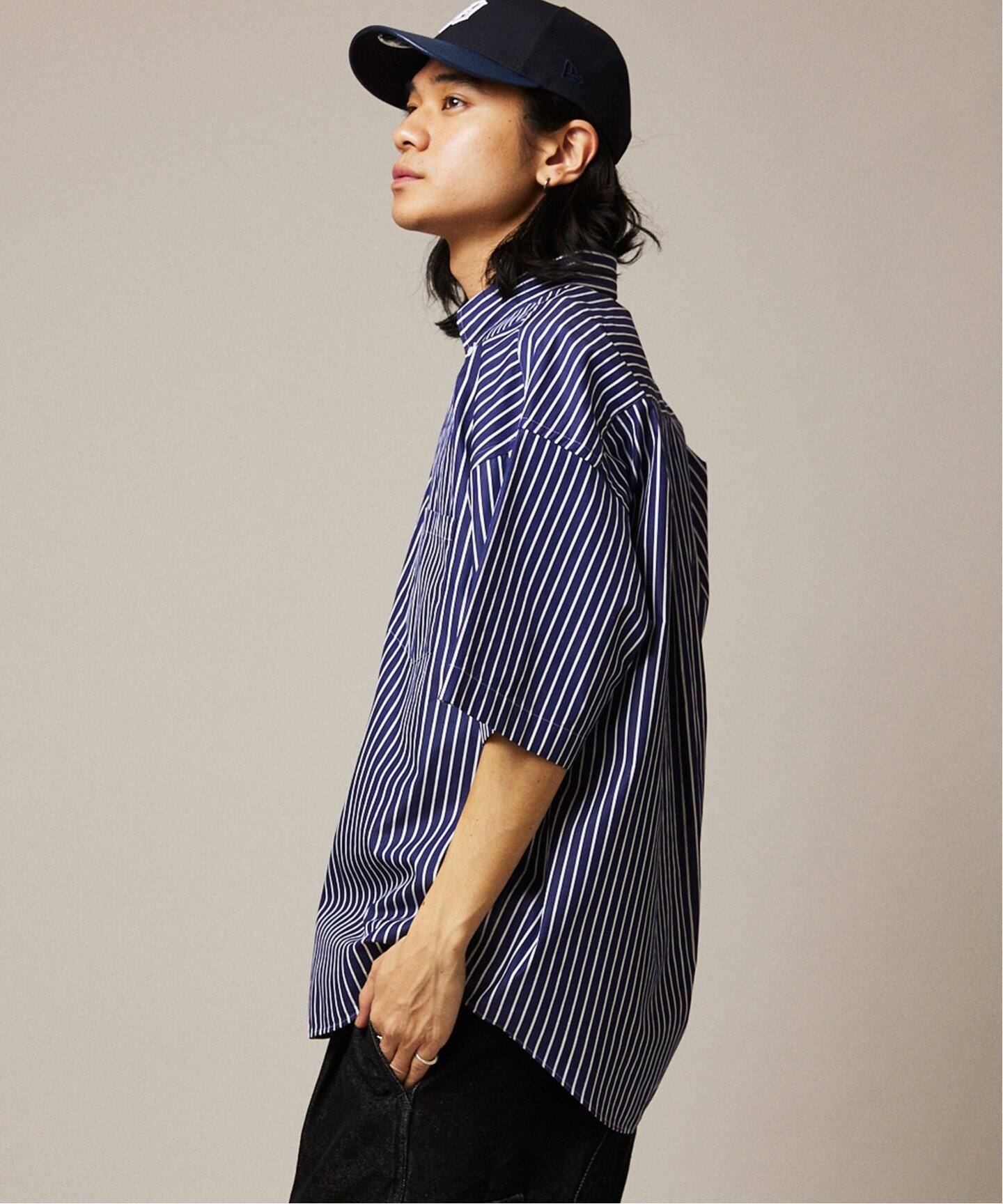 THOMAS MASON】ファットシルエット ボタンダウン S/Sシャツ（シャツ