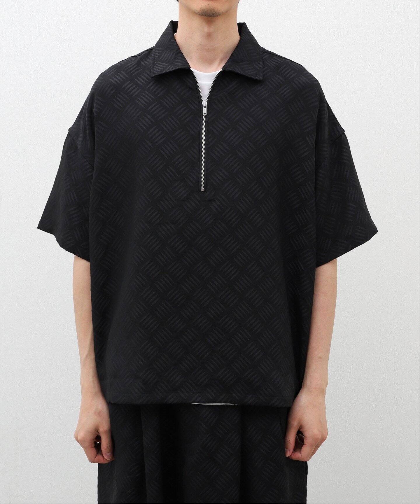TBPR / タイトブースプロダクション CHECKER PLATE HALF ZIP SHIRT  