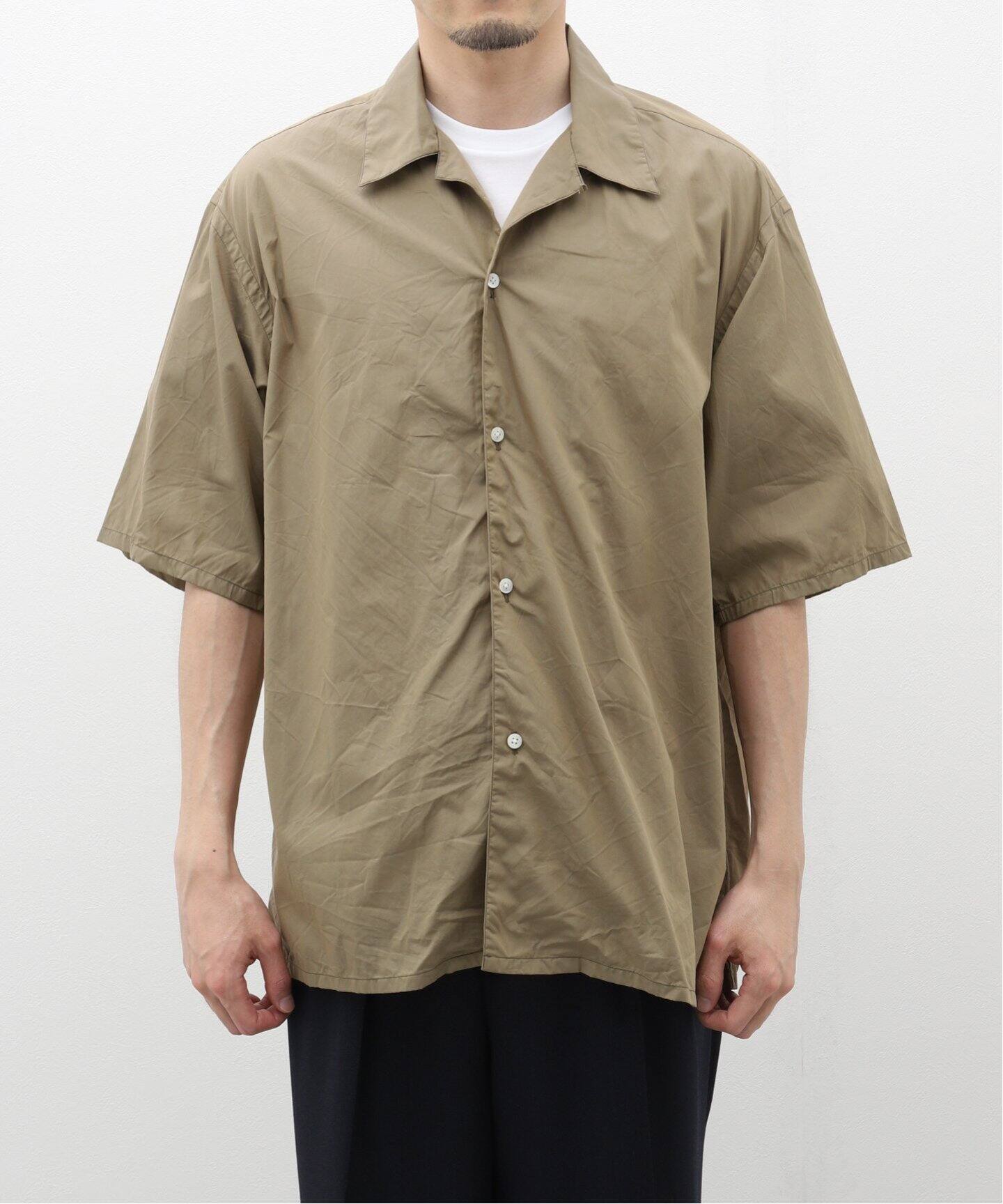 blurhms / ブラームス Chambray Open-collar Shirt BHS24S008C70 