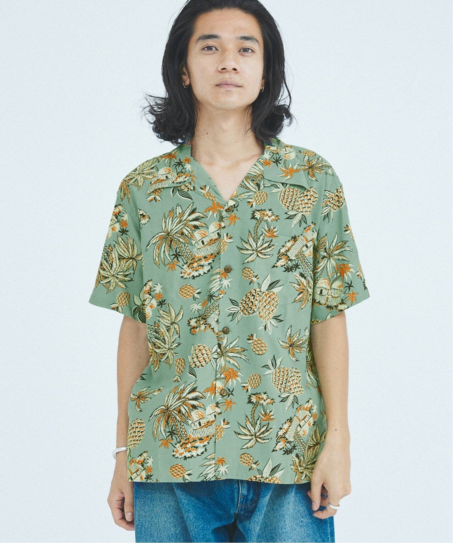 SUN SURF × JOURNAL STANDARD / 別注 アロハシャツ Pine（シャツ 