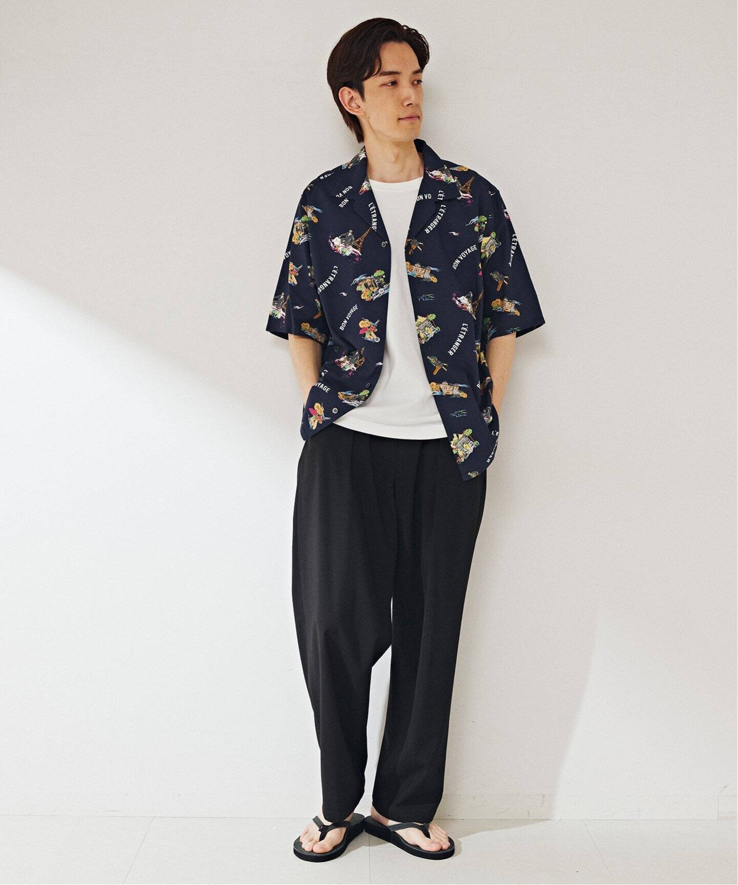 CRHアロハシャツ （PARIS）（シャツ／ブラウス）｜B.C STOCK（ベーセー 