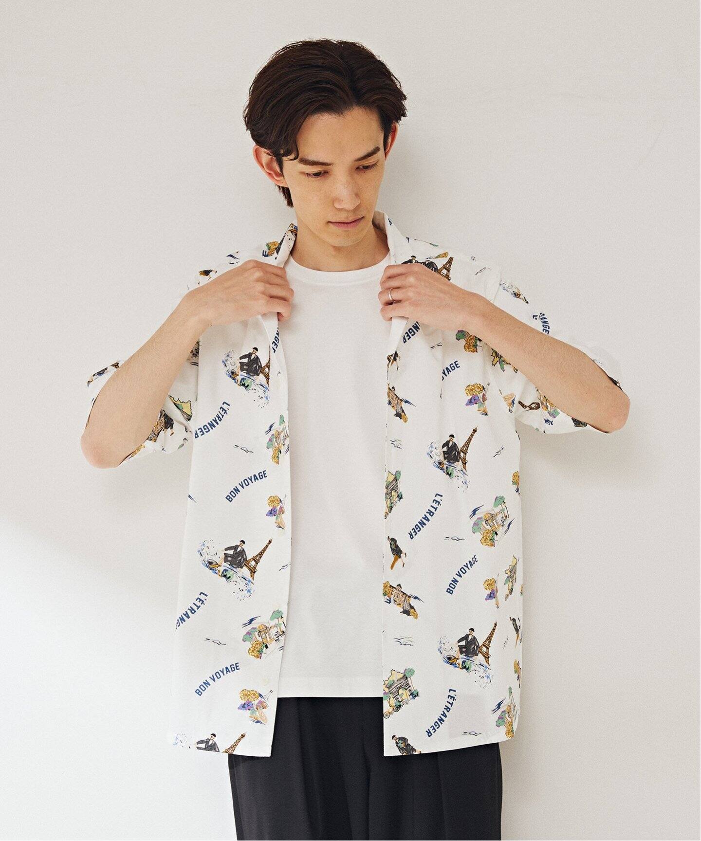 CRHアロハシャツ （PARIS）（シャツ／ブラウス）｜B.C STOCK（ベーセー 