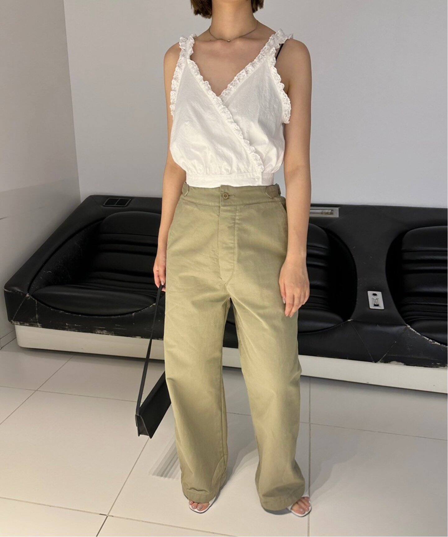 コットンリネン ランジェリートップ（シャツ／ブラウス）｜EDIT.FOR  