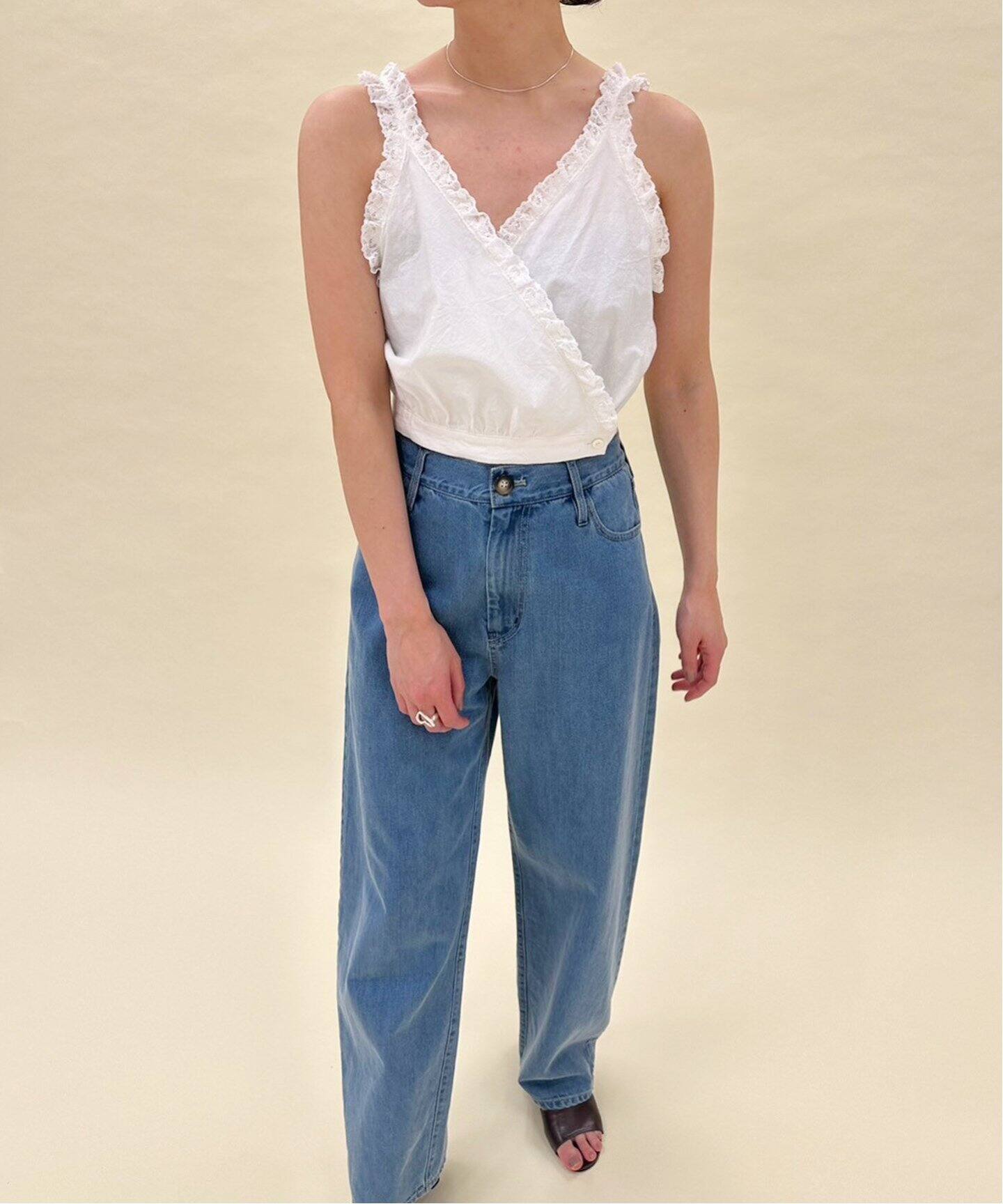 コットンリネン ランジェリートップ（シャツ／ブラウス）｜EDIT.FOR  