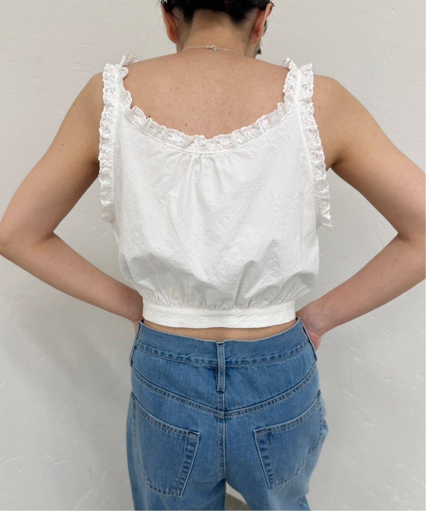 コットンリネン ランジェリートップ（シャツ／ブラウス）｜EDIT.FOR  