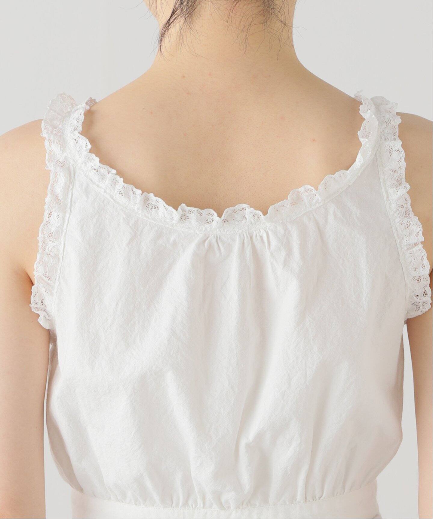 コットンリネン ランジェリートップ（シャツ／ブラウス）｜EDIT.FOR  