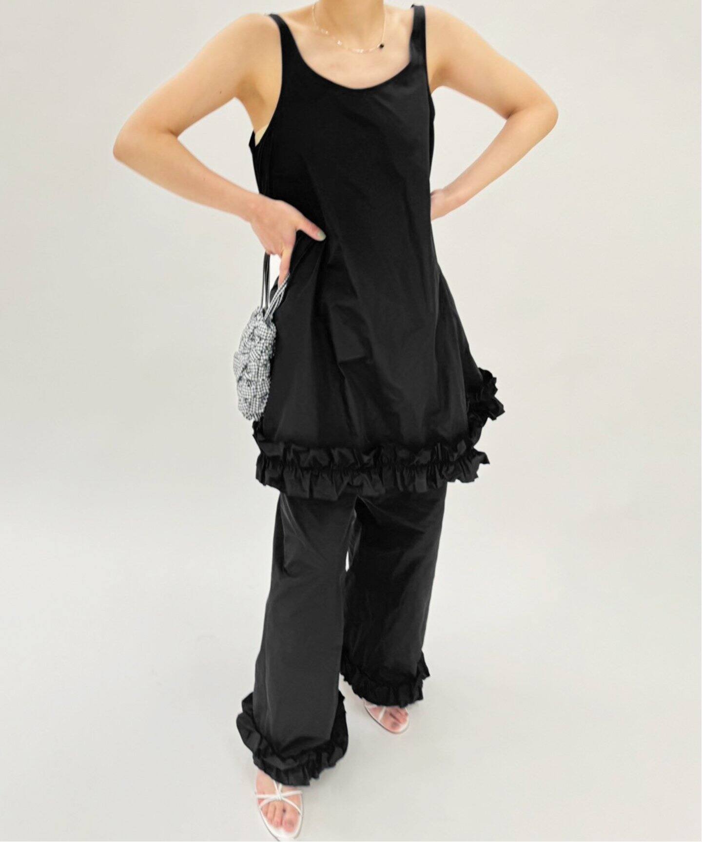 タフタフリルトップ（シャツ／ブラウス）｜EDIT.FOR LULU（エディット  