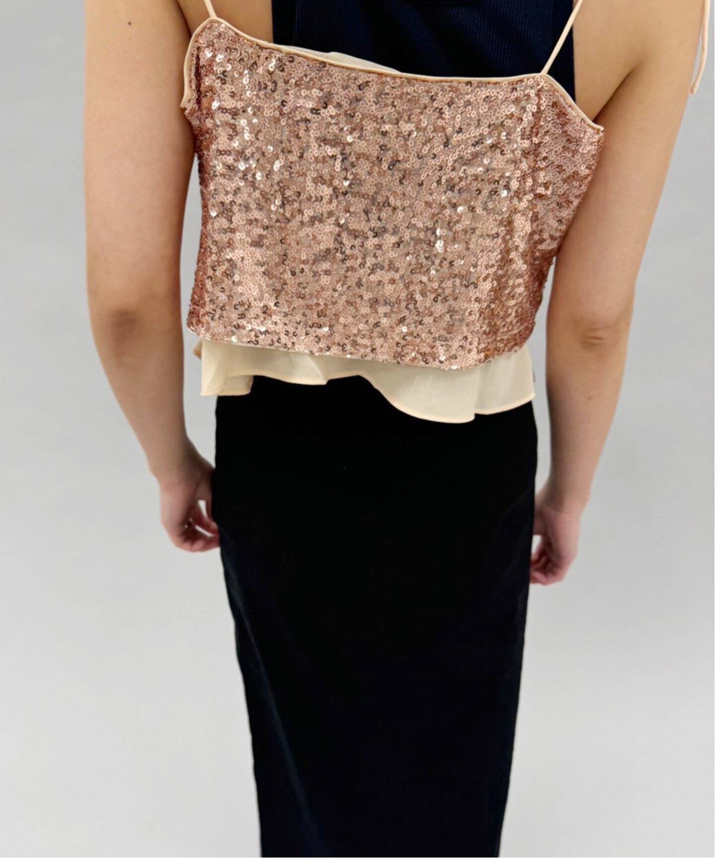BAUM UND PFERDGARTEN/バウム ウンド ヘルガーデン】sequins camisol 