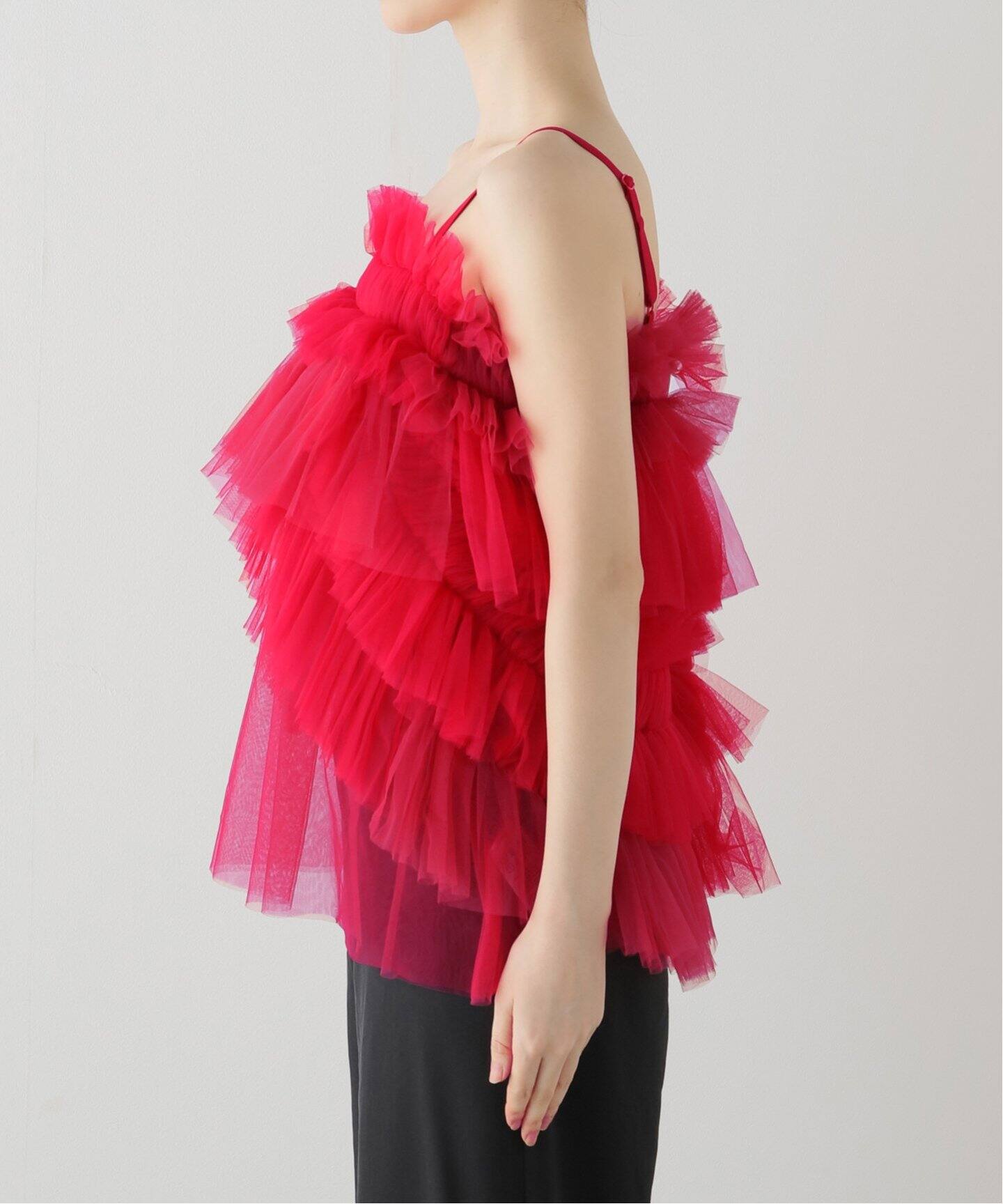 VIVIANO / ヴィヴィアーノ】Tulle Cami Top（キャミソール）｜EDIT.FOR 