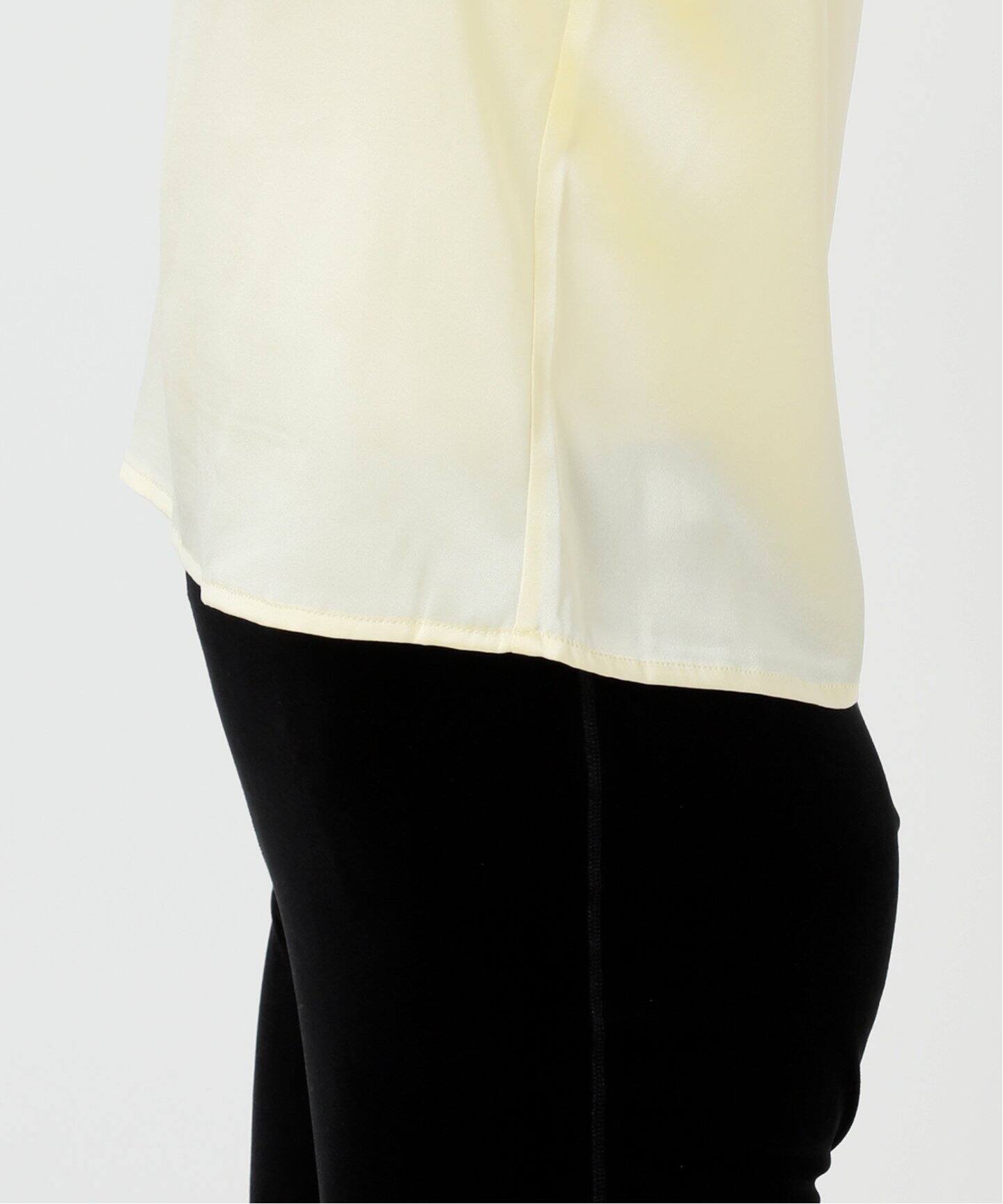 SIMONE WILD/シモーネ ワイルド】SATIN TOP（Tシャツ／カットソー 