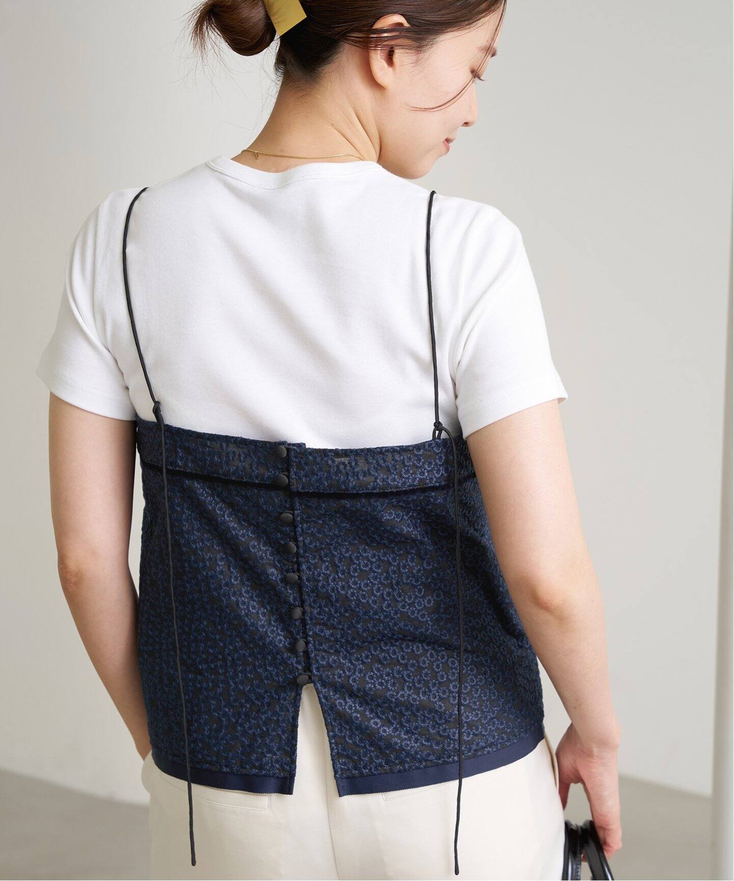 ✳︎イエナ✳︎フラワー刺繍キャミソール