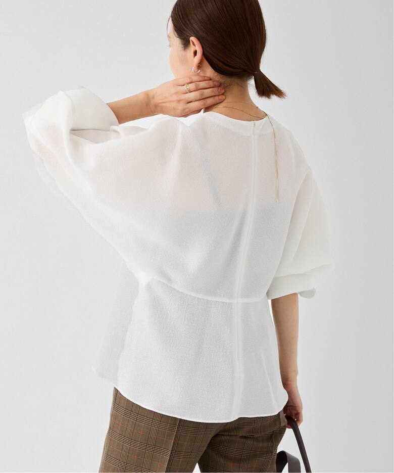 SAVONジャガードシアーブラウス（シャツ／ブラウス）｜IENA（イエナ  