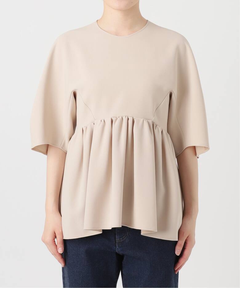 ペプラムギャザーブラウス（シャツ／ブラウス）｜IENA（イエナ）の通販  