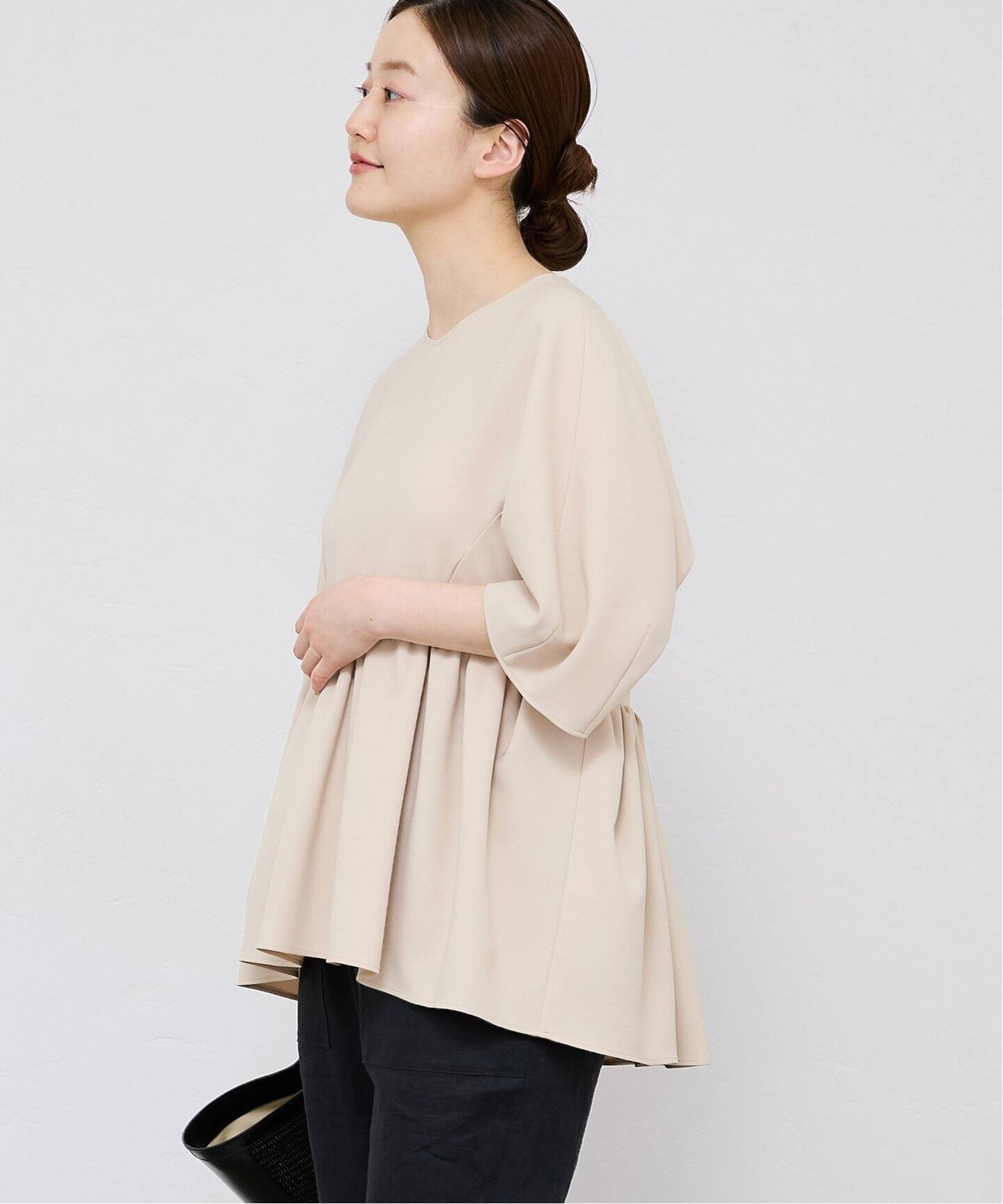 ペプラムギャザーブラウス（シャツ／ブラウス）｜IENA（イエナ）の通販  