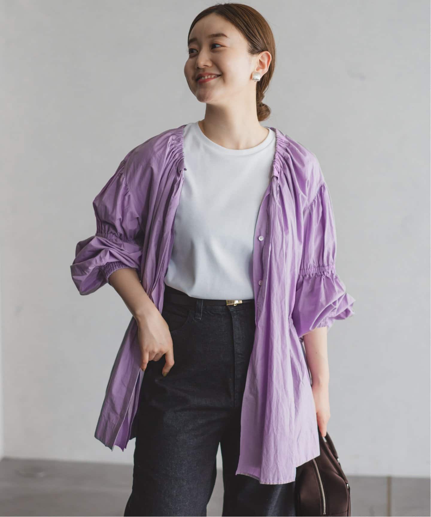 Momosukeさま・ロングブラウス SARA MALLIKA × IENA ボウシャツブラウス（シャツ／ブラウス）｜IENA