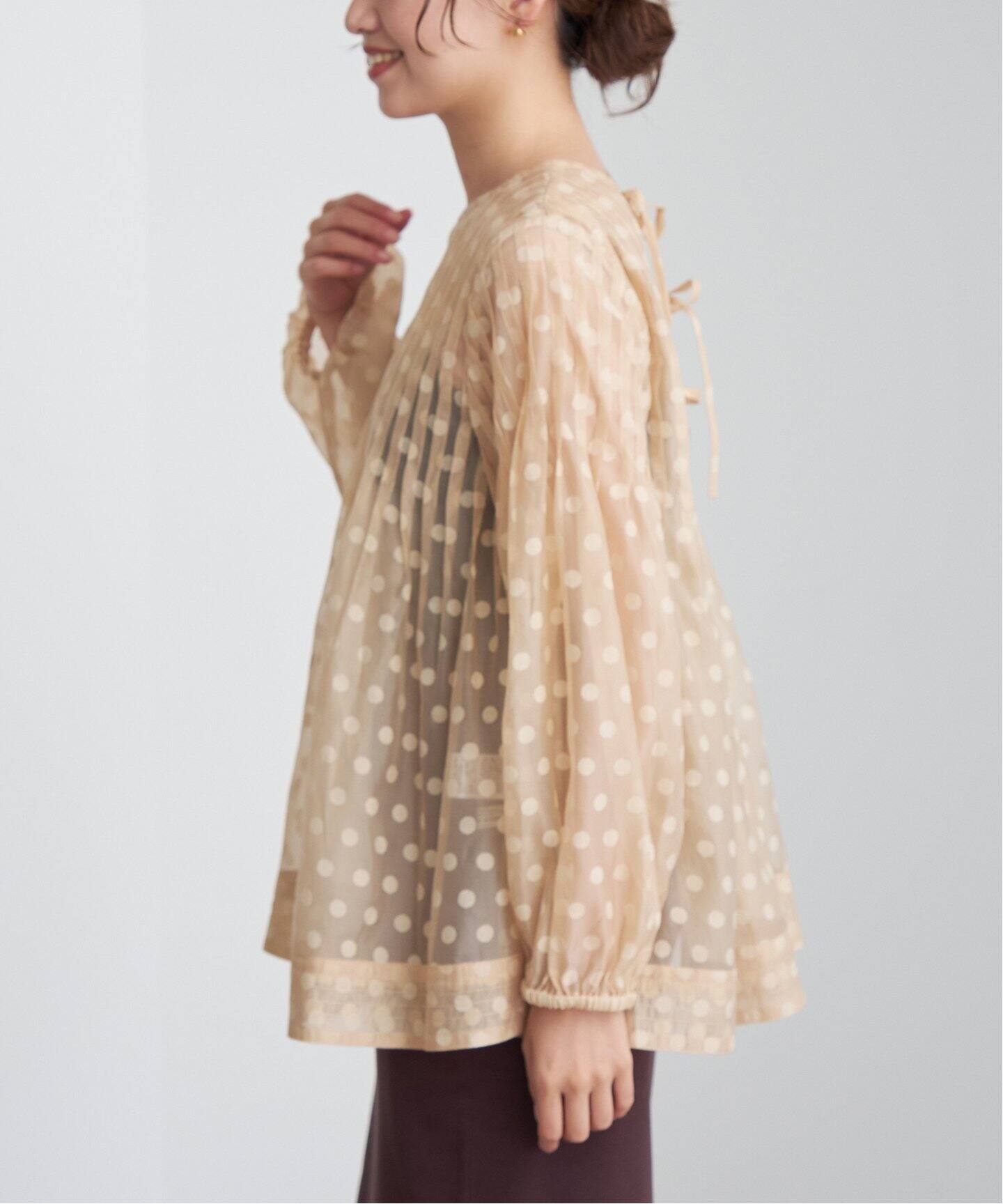 TORRAZZO DONNA/トラッゾドンナ dotblouse ブラウス DOTBLOUSE（シャツ