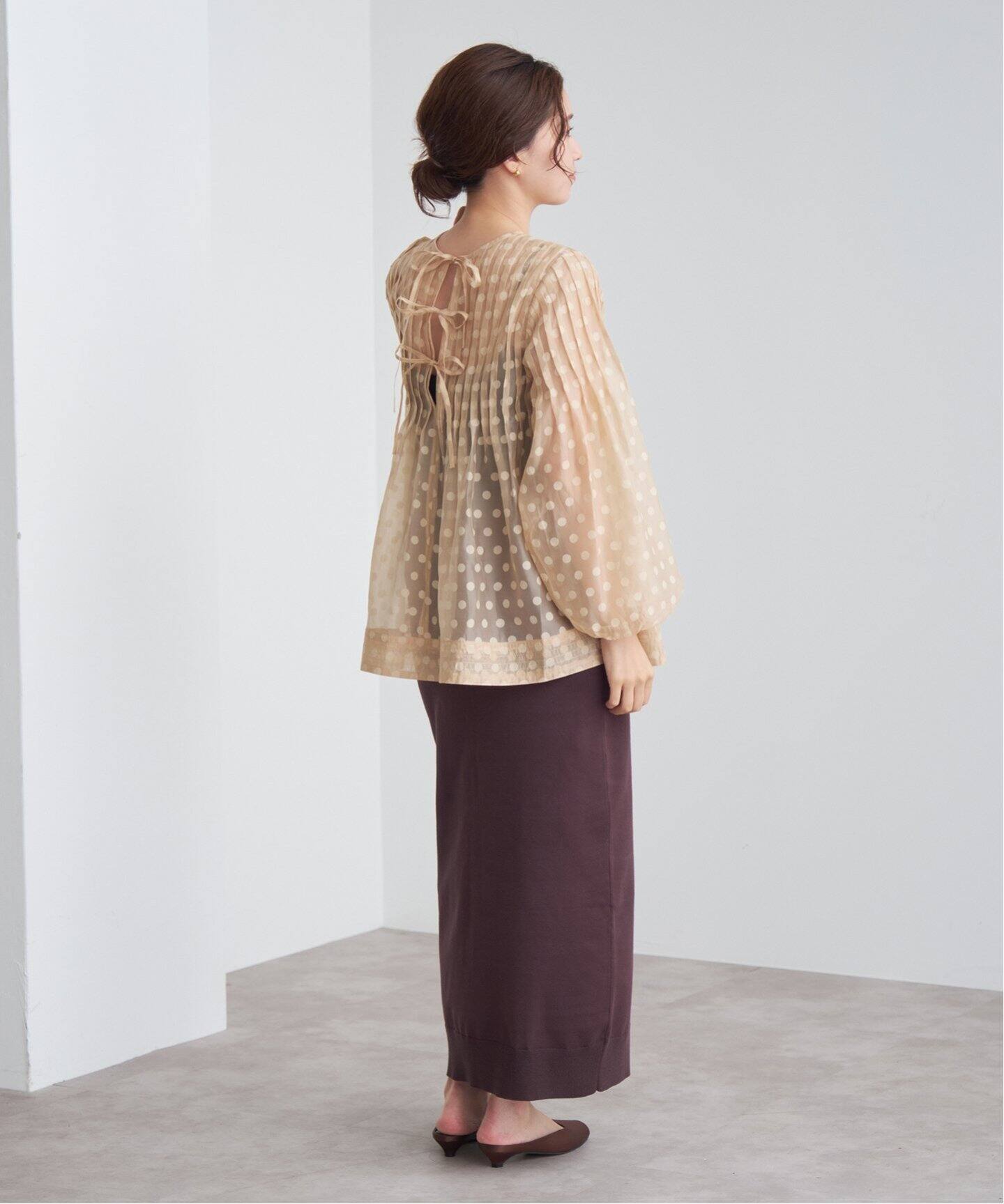 IENA TORRAZZO DONNA/トラッゾドンナ dotブラウス TORRAZZO DONNA/トラッゾドンナ dotblouse ブラウス DOTBLOUSE